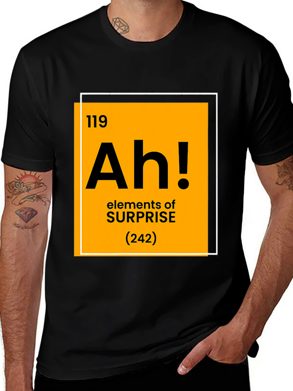 Elements of Surprise Graphic Tee - Funny Chemistry Shirt