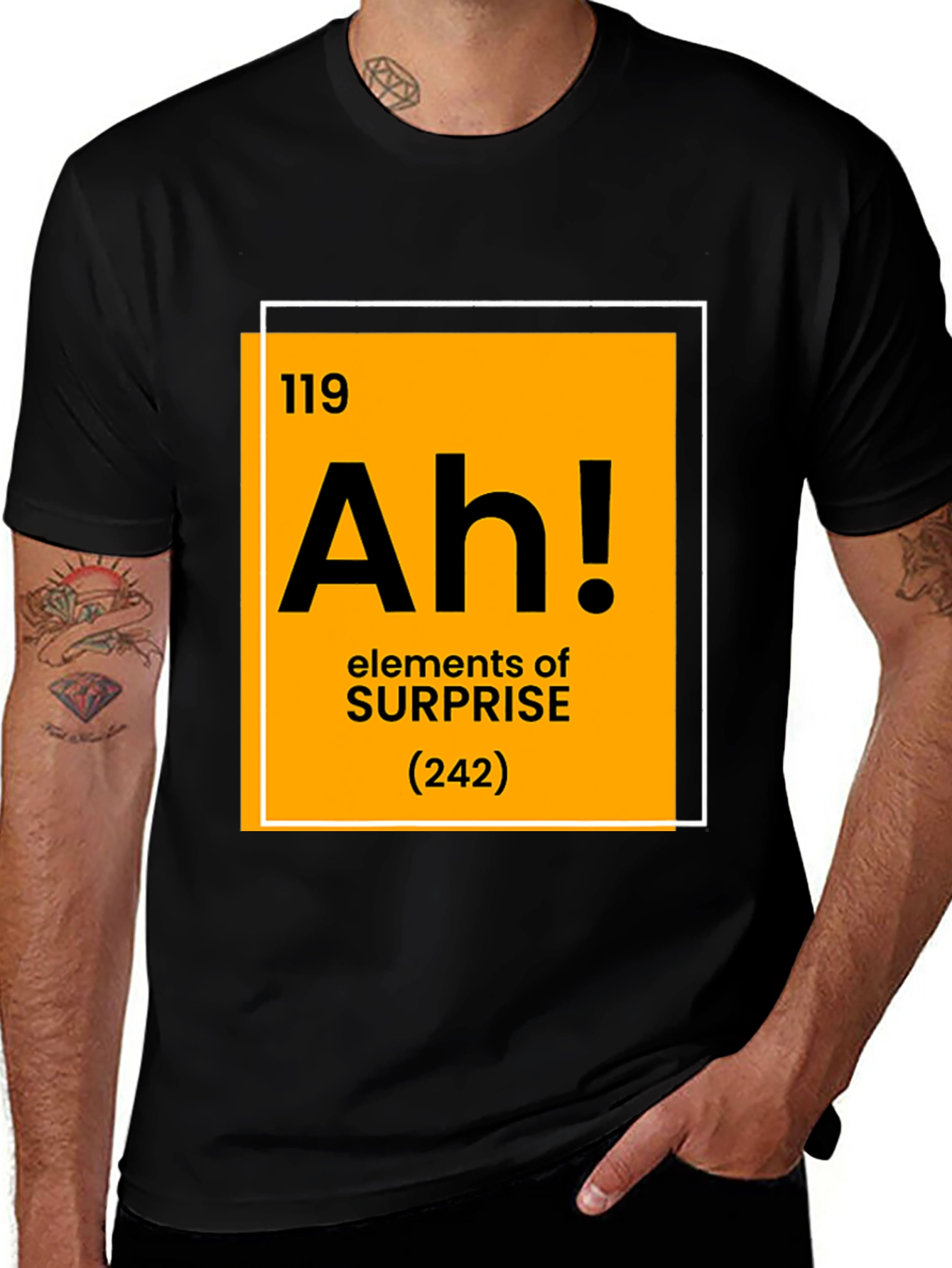 Elements of Surprise Graphic Tee - Funny Chemistry Shirt