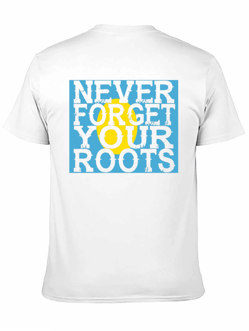 Never Forget Your Roots Black T-Shirt