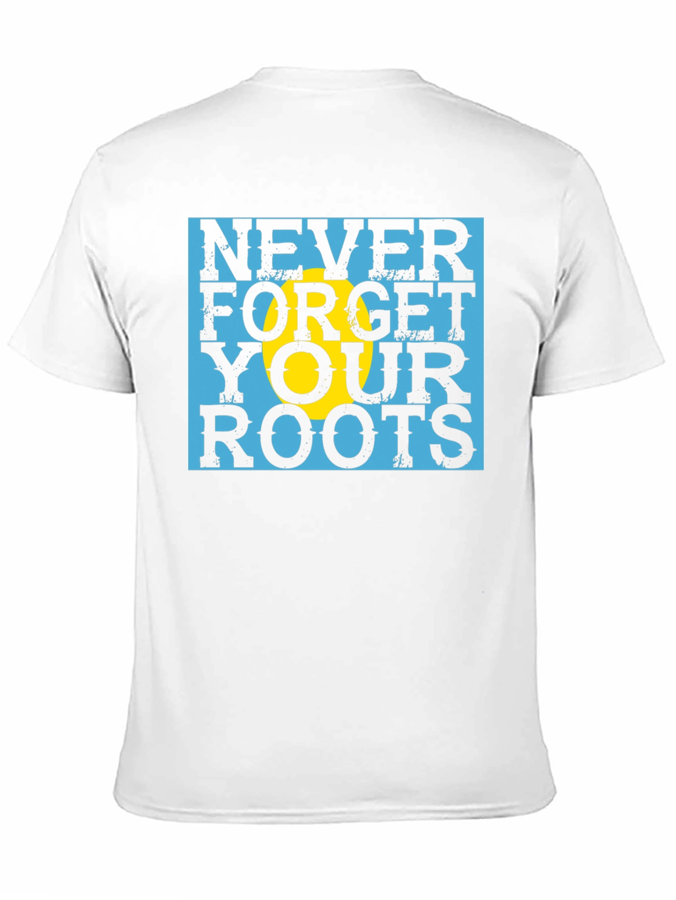 Never Forget Your Roots Black T-Shirt