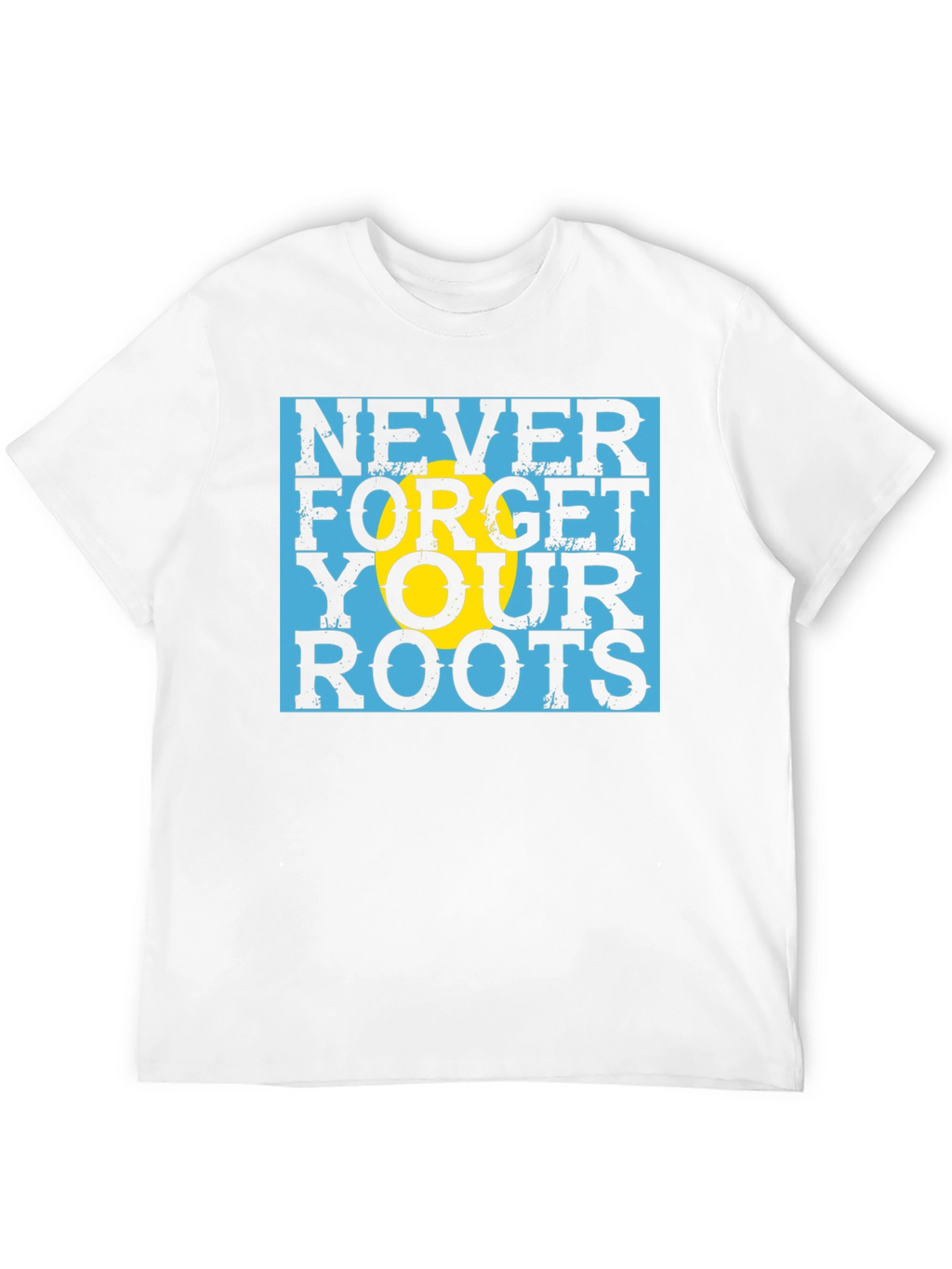 Never Forget Your Roots Black T-Shirt