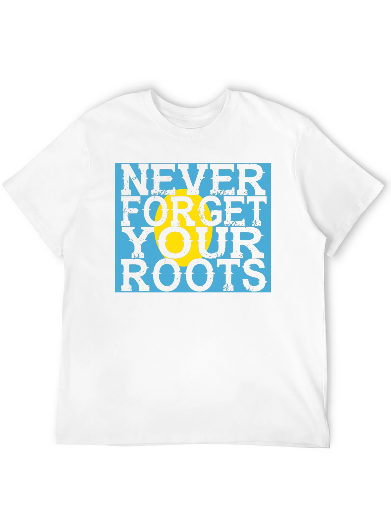 Never Forget Your Roots Black T-Shirt