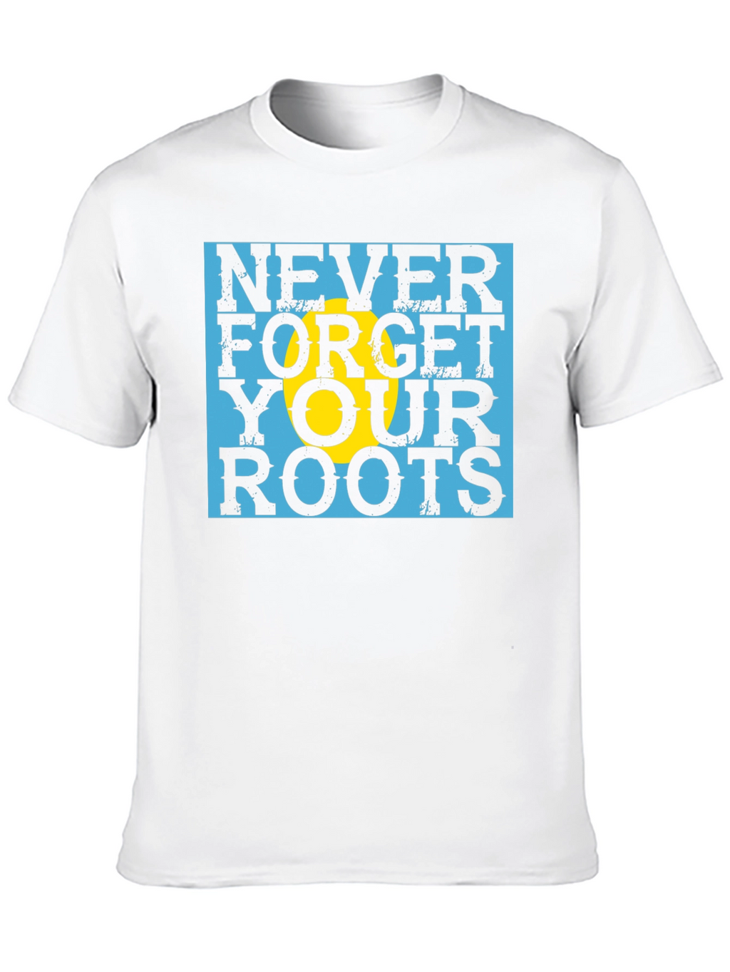 Never Forget Your Roots Black T-Shirt