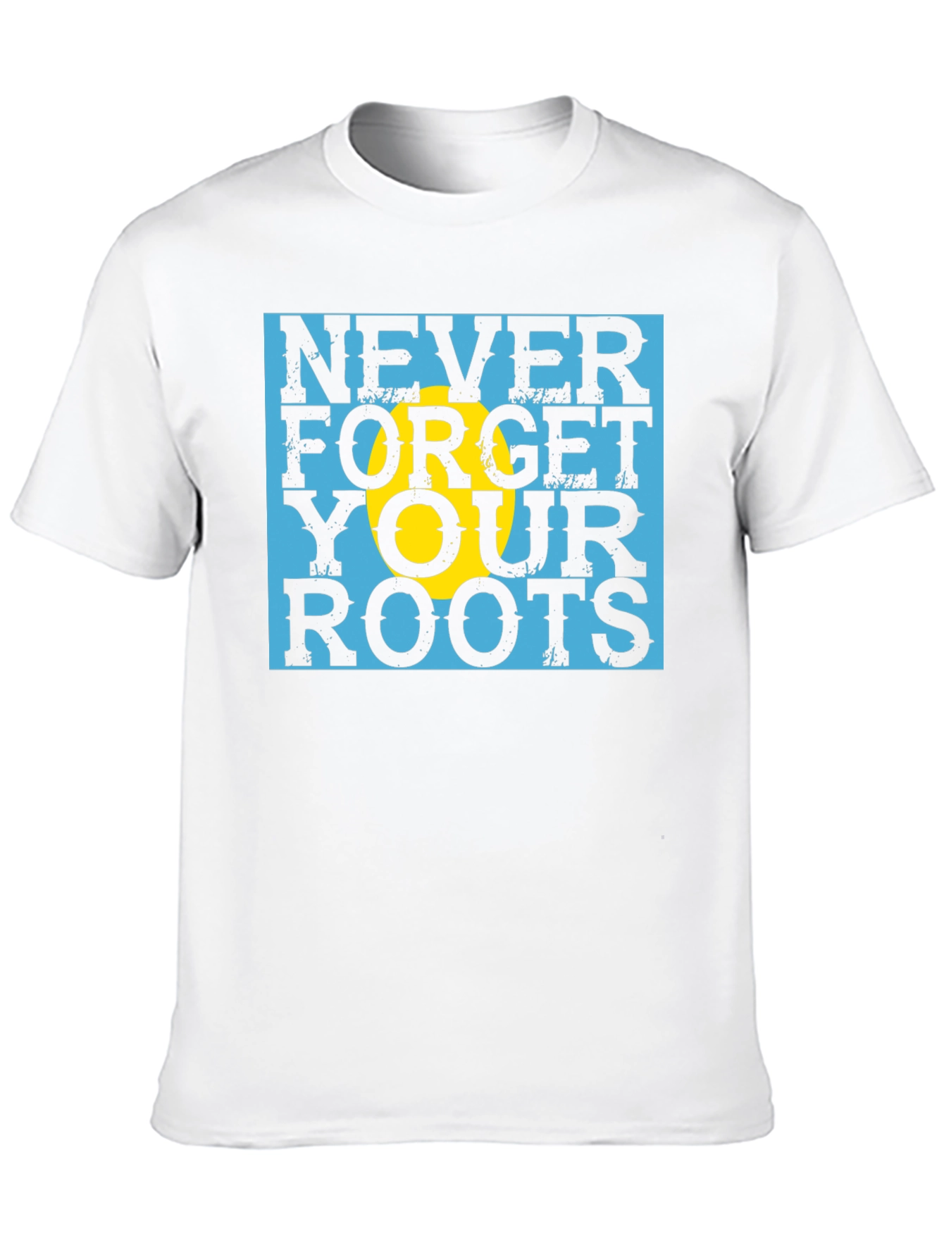 Never Forget Your Roots Black T-Shirt