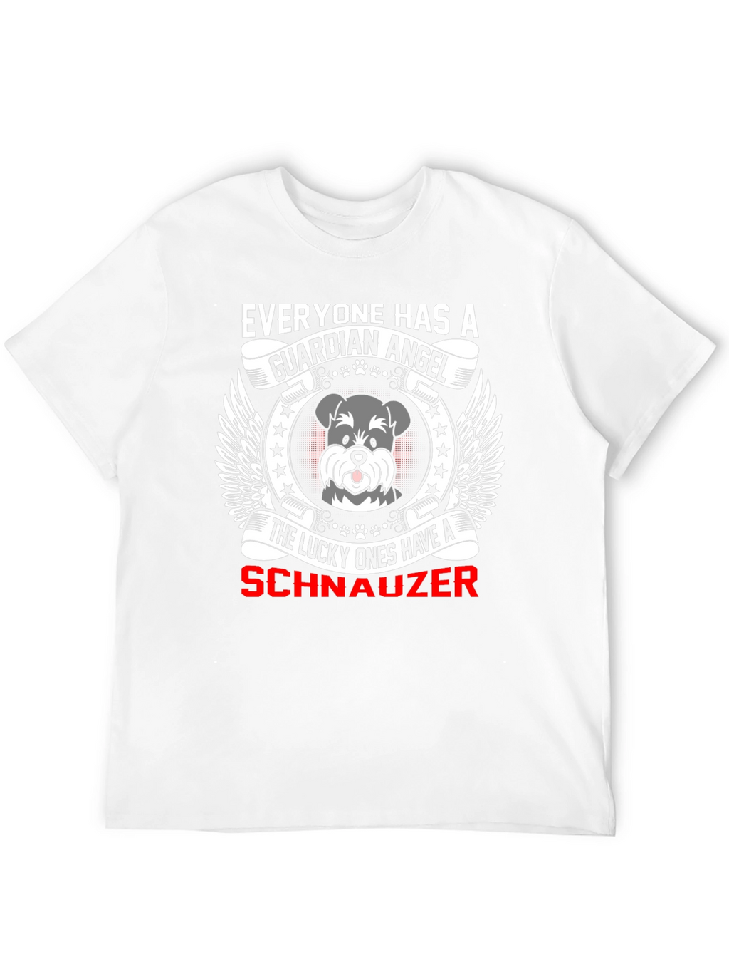 Guardian Angel Schnauzer T-Shirt