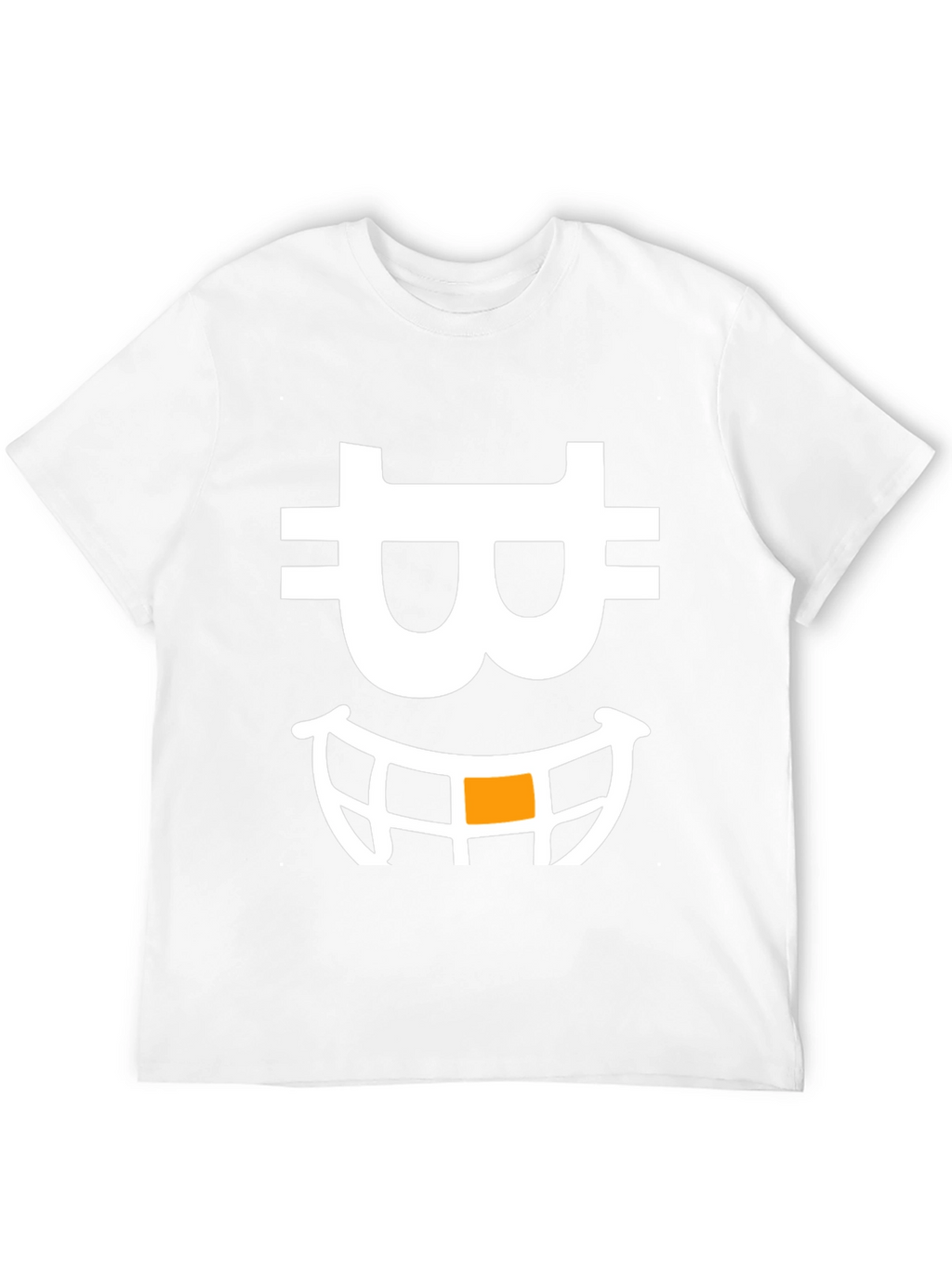 Bitcoin Smiley Face Black T-Shirt