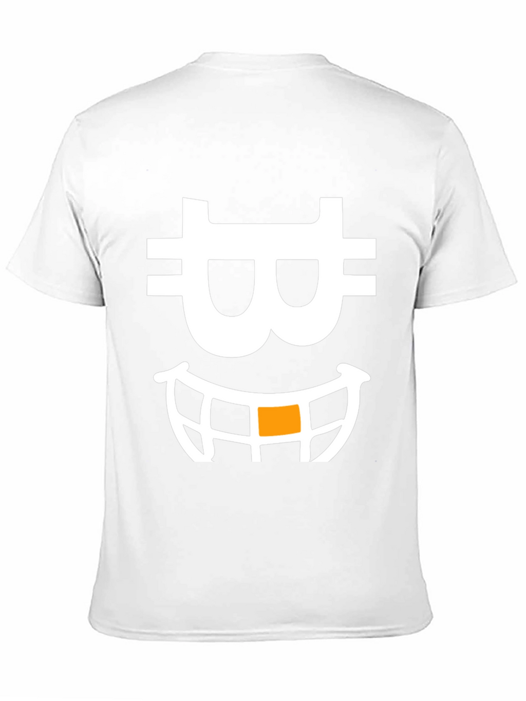 Bitcoin Smiley Face Black T-Shirt