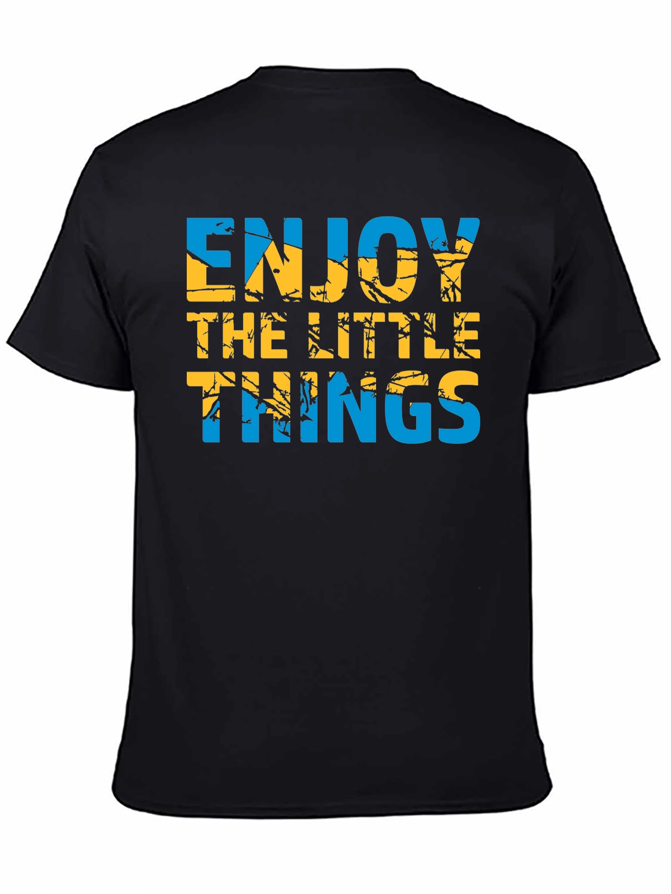 Enjoy the Little Things Graphic T-Shirt - Black