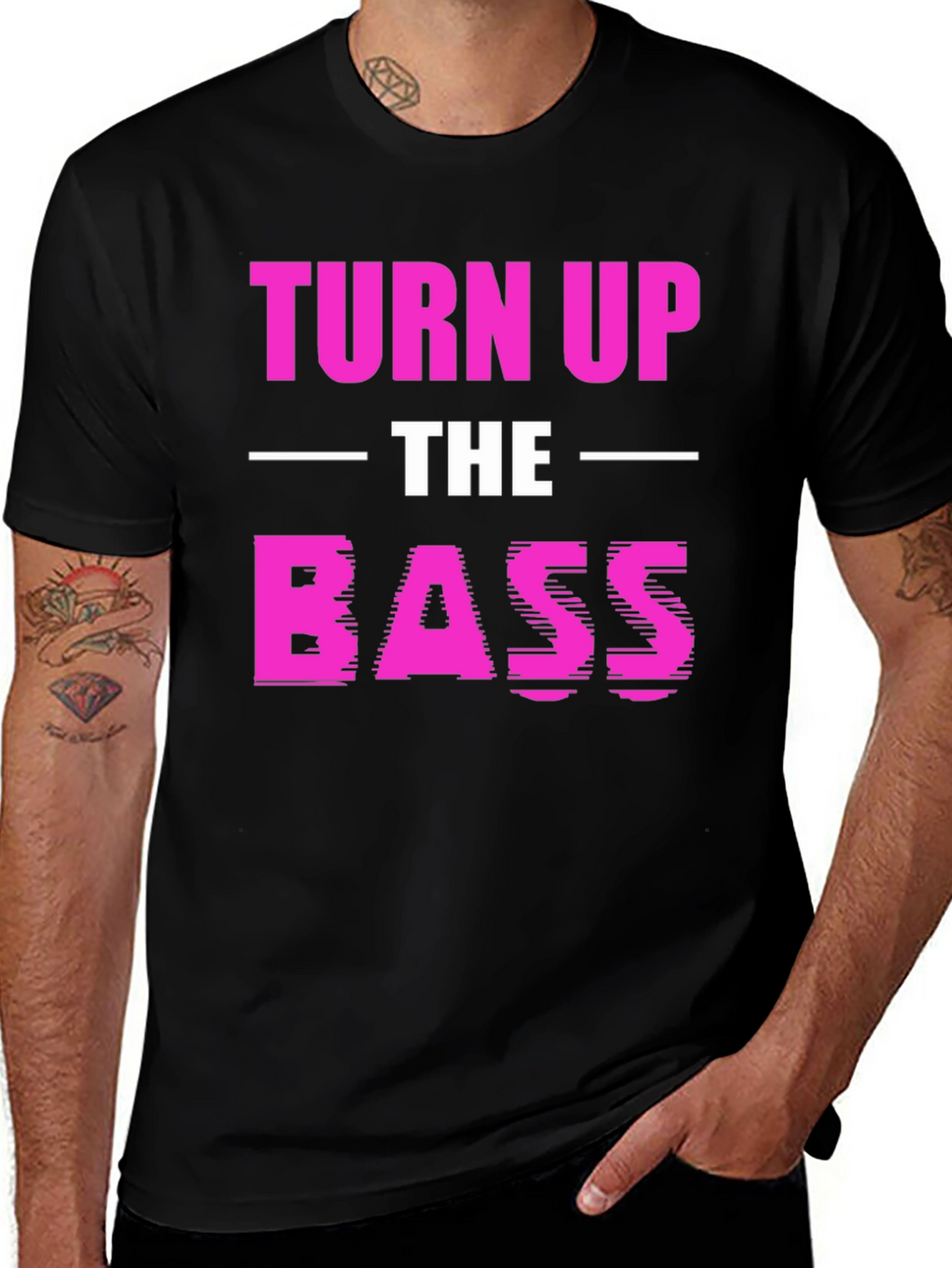 Turn Up the Bass Graphic Tee