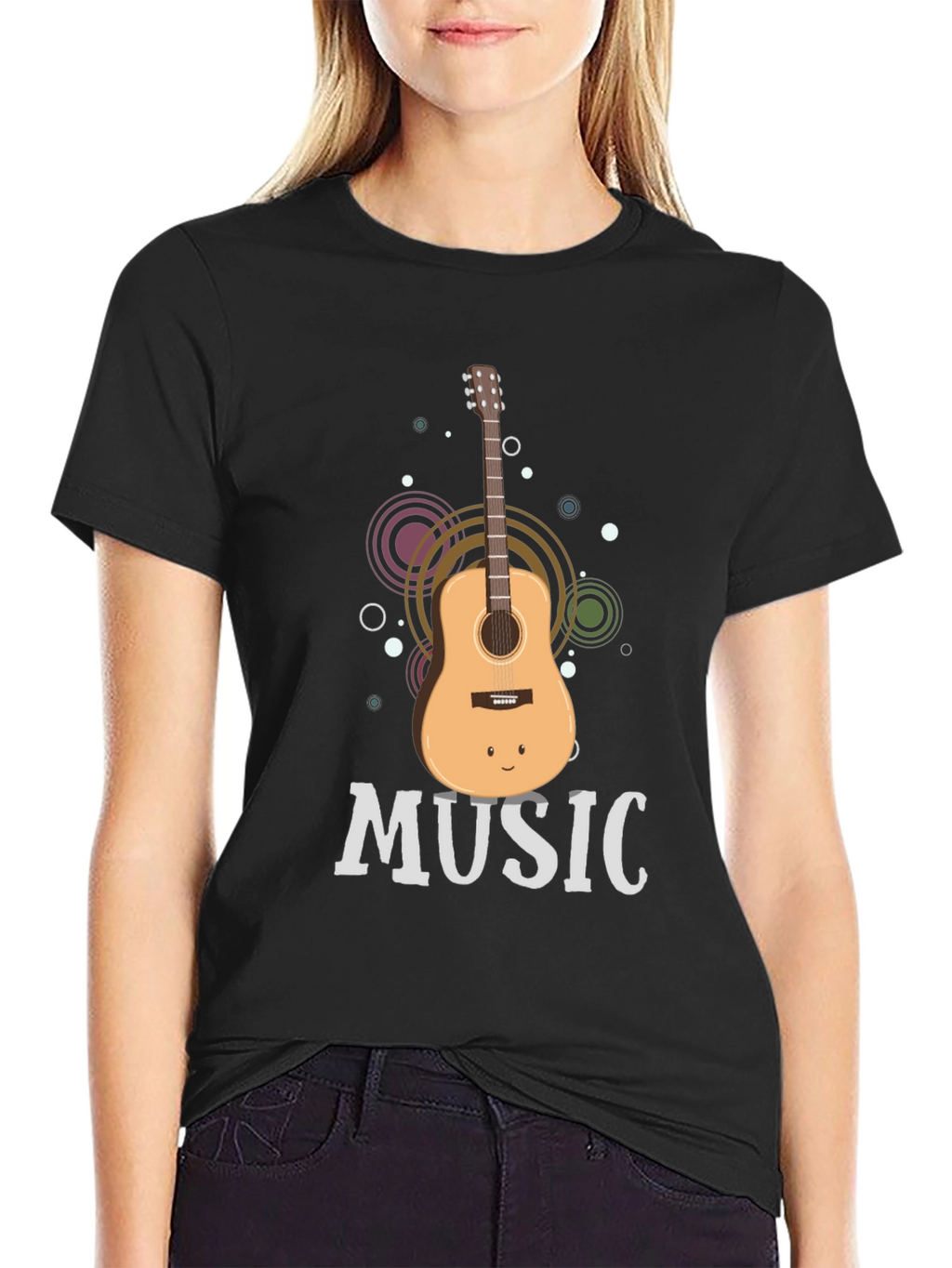 Music Guitar Graphic T-Shirt