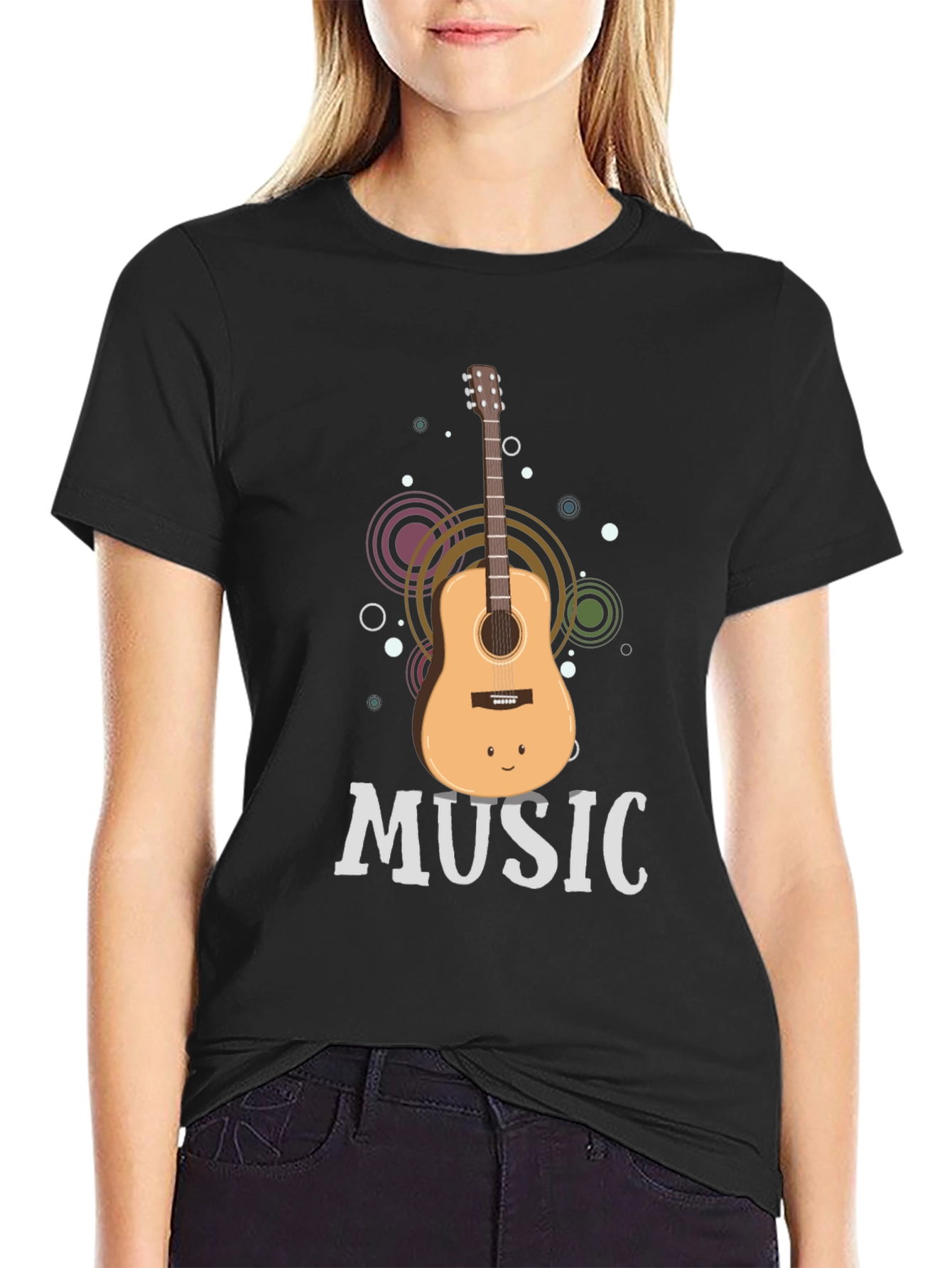 Music Guitar Graphic T-Shirt