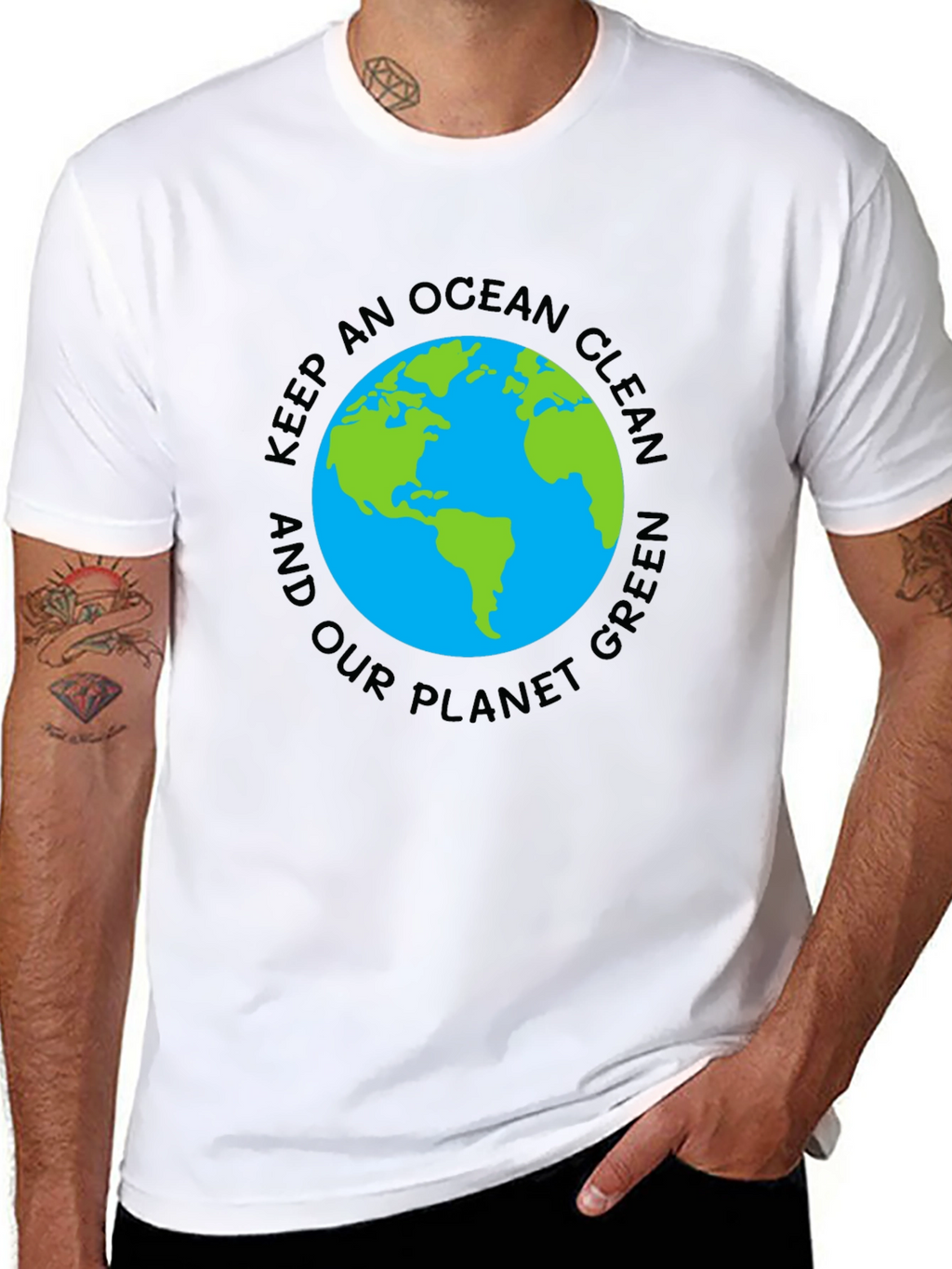 Eco-Friendly Planet Earth T-Shirt