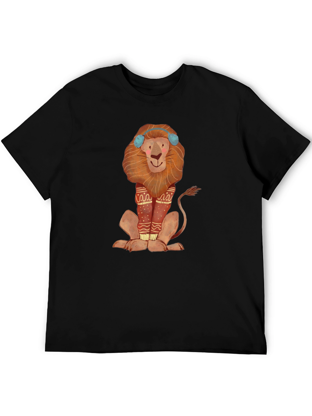 Lion Graphic Tee - Winter Fun