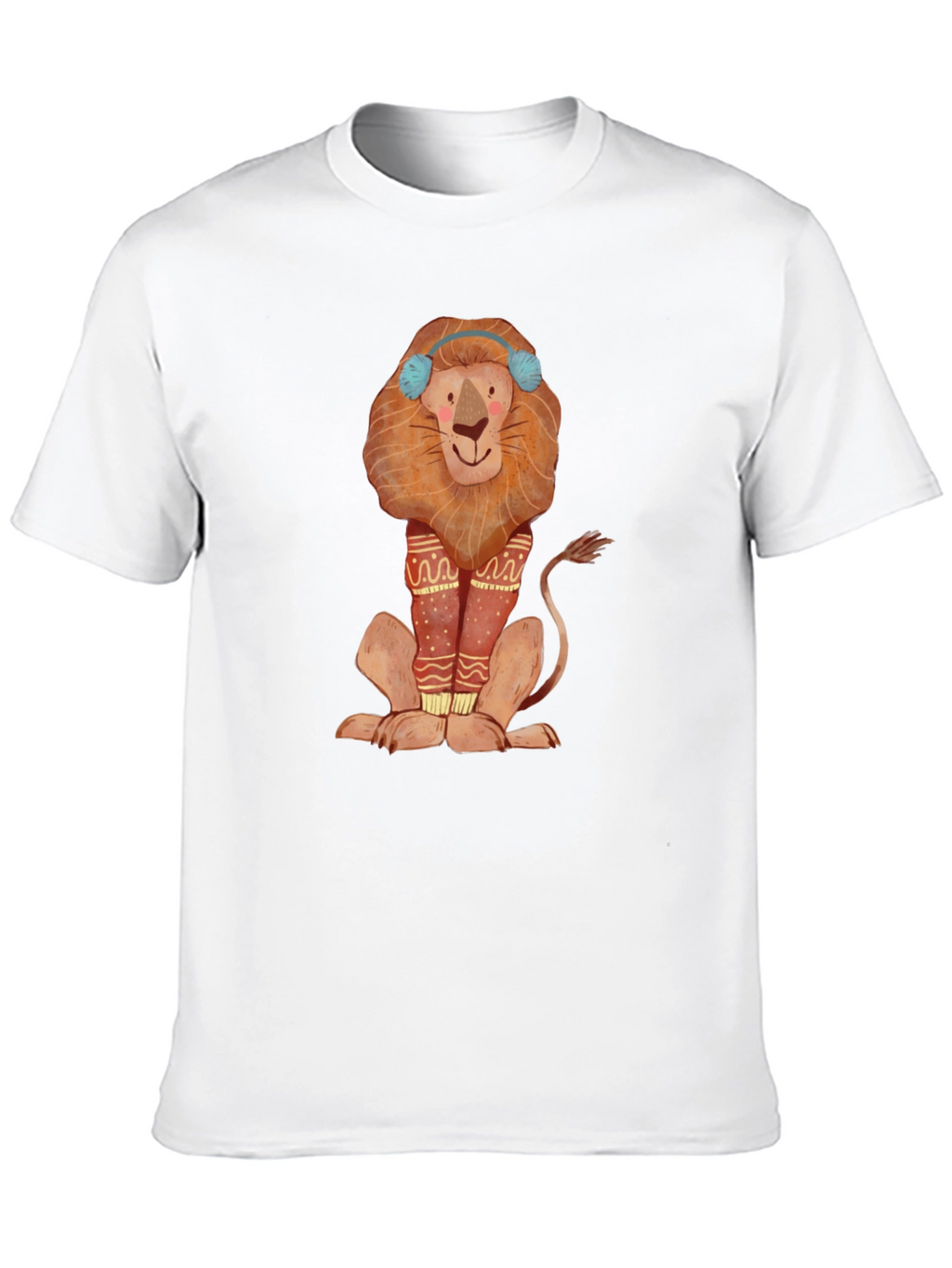 Lion Graphic Tee - Winter Fun