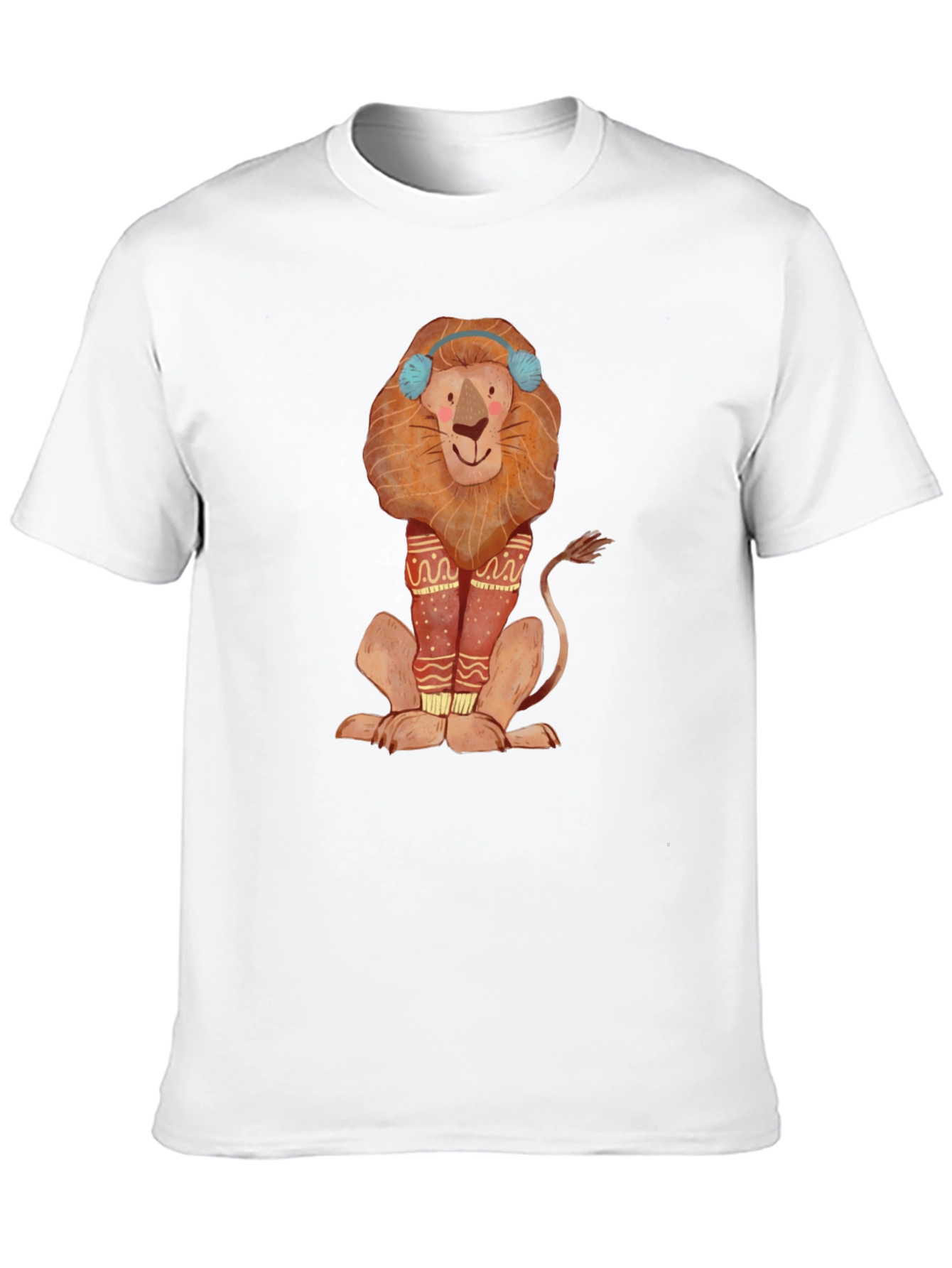 Lion Graphic Tee - Winter Fun