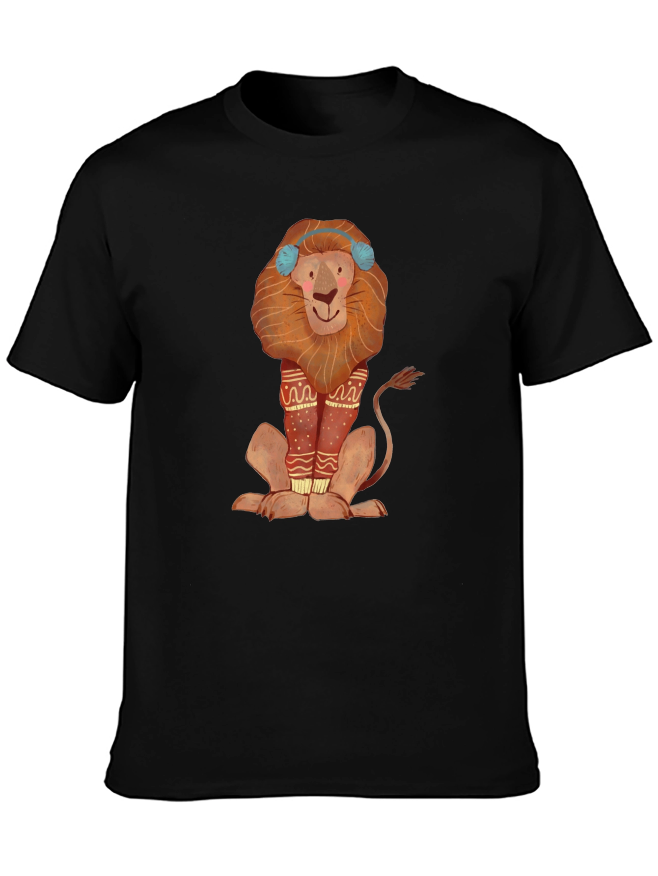 Lion Graphic Tee - Winter Fun