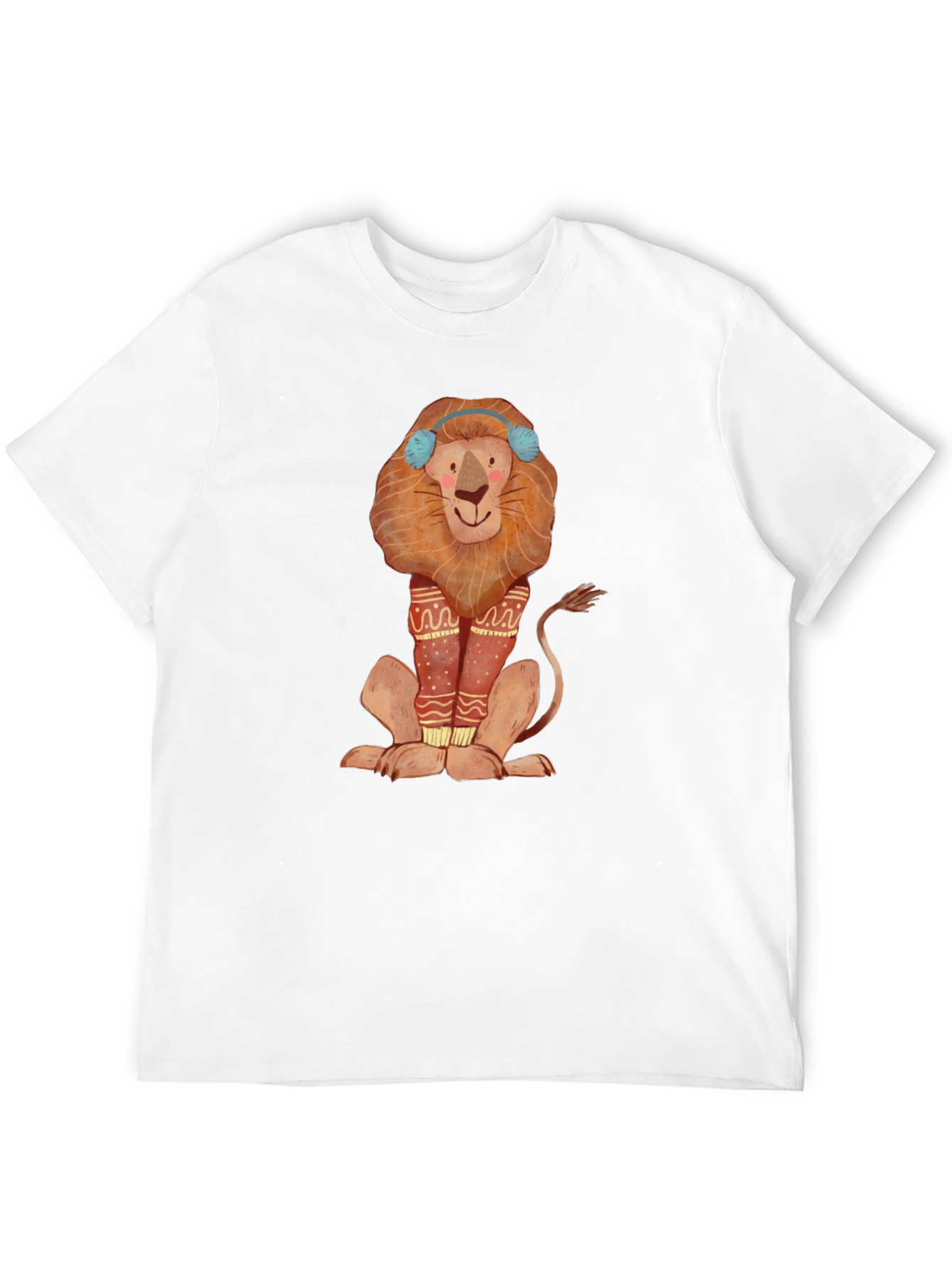 Lion Graphic Tee - Winter Fun
