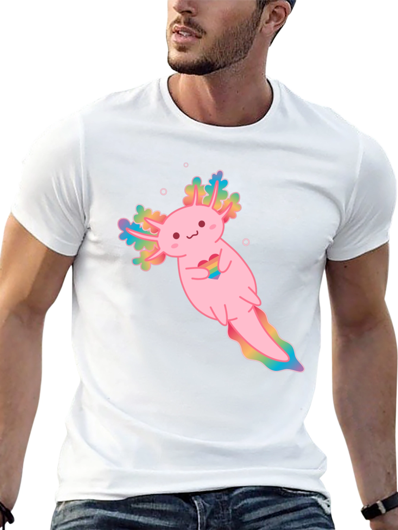 Axolotl Pride T-Shirt - Cute Amphibian Tee