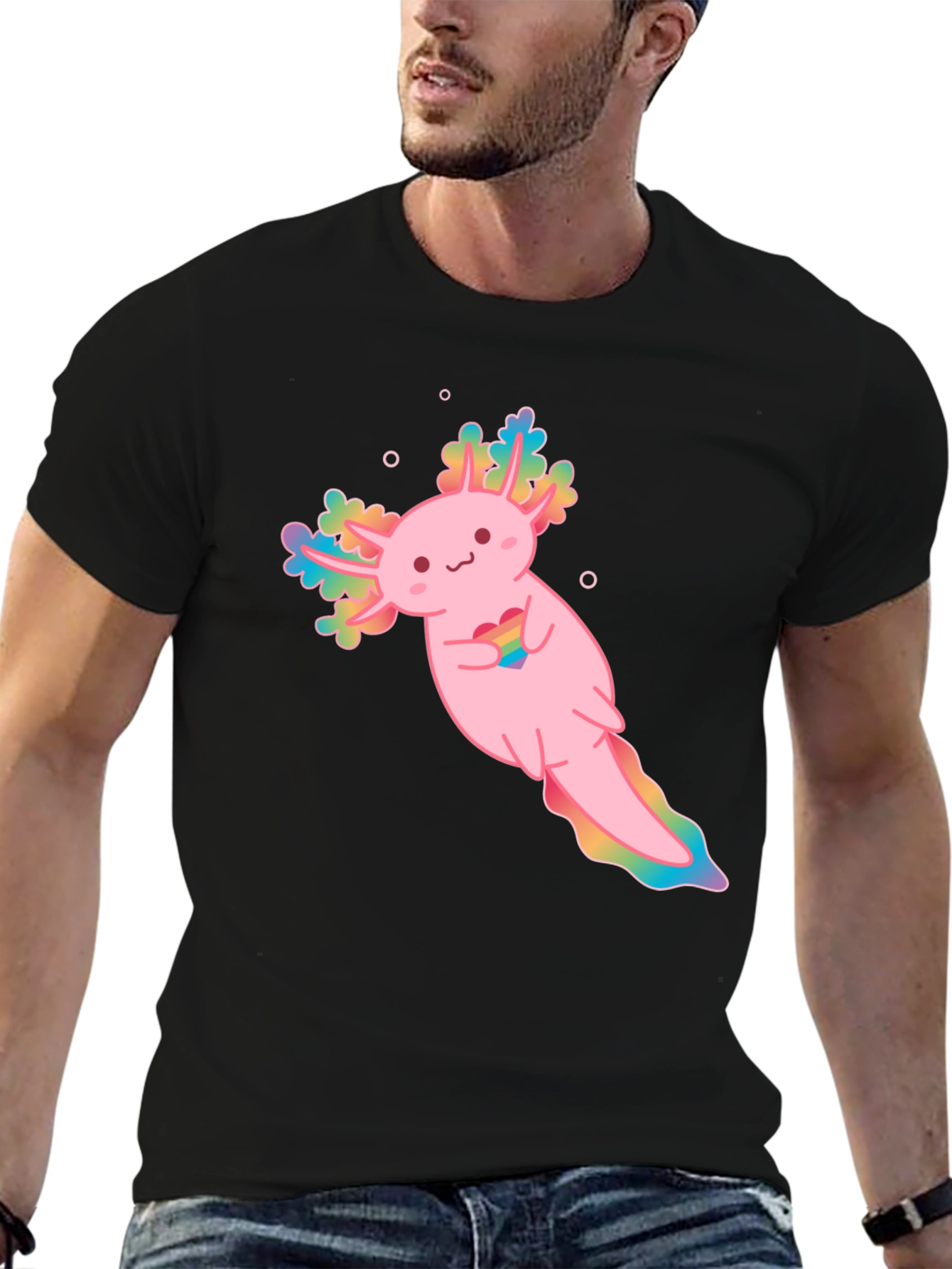 Axolotl Pride T-Shirt - Cute Amphibian Tee