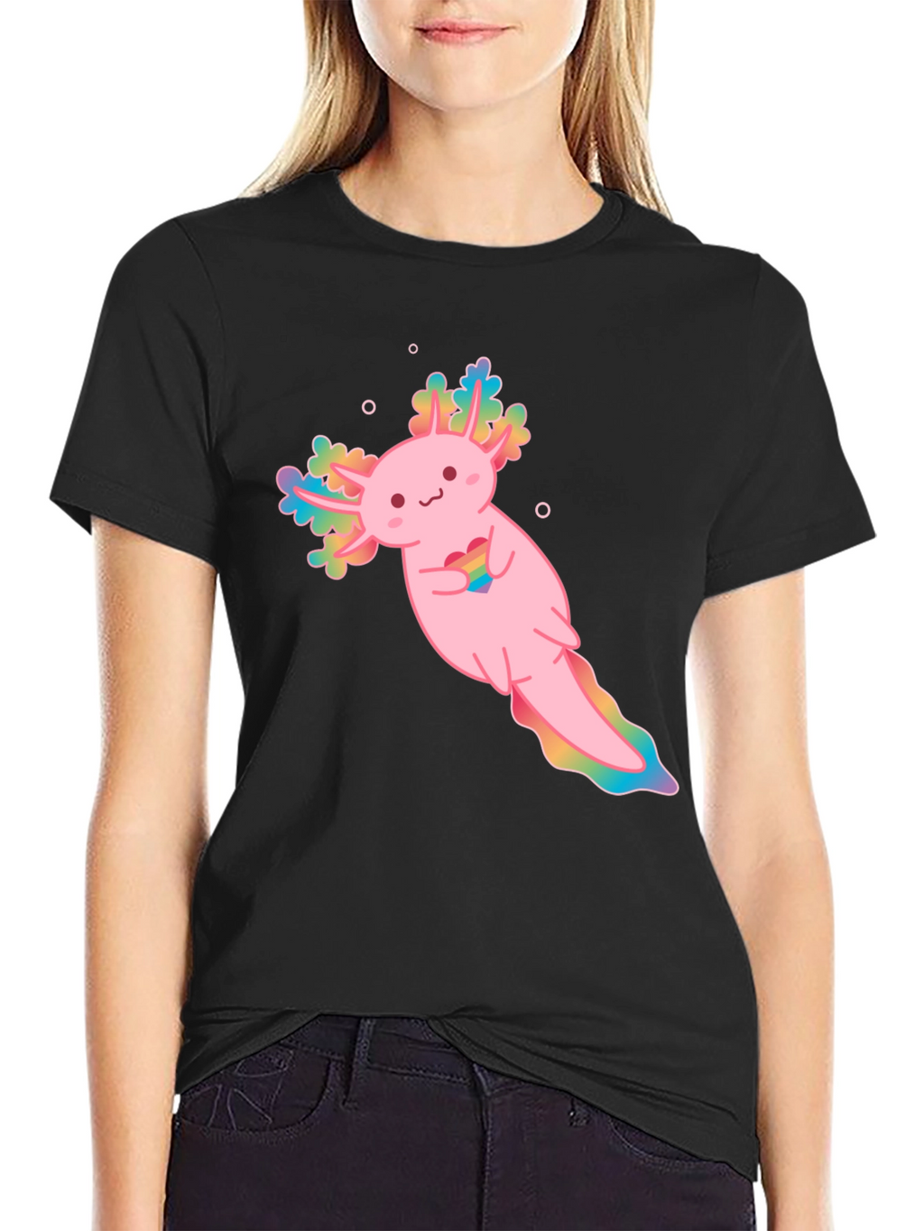 Axolotl Pride T-Shirt - Cute Amphibian Tee