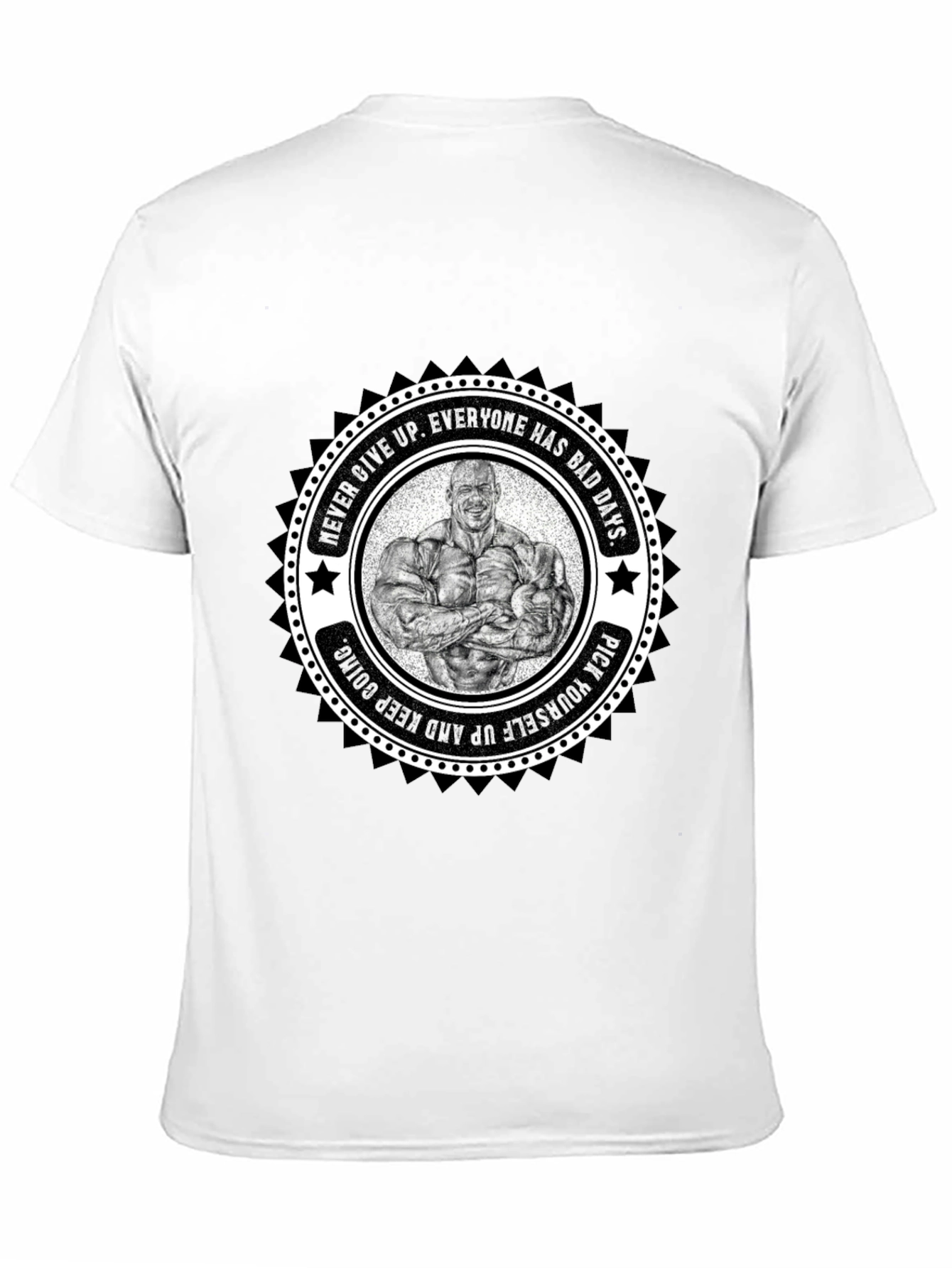 Motivational Bodybuilder Graphic T-Shirt