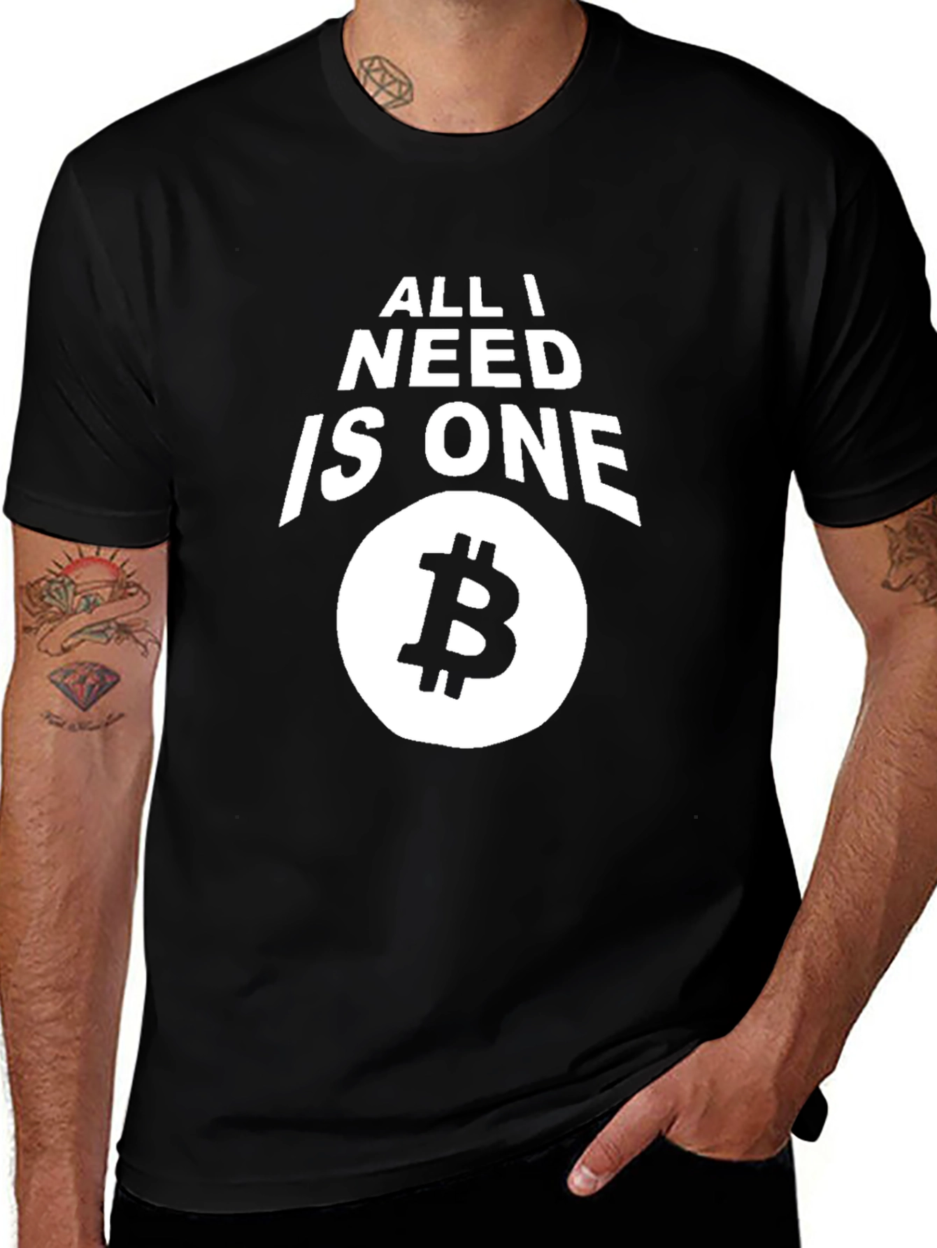 All I Need Is One Bitcoin T-Shirt