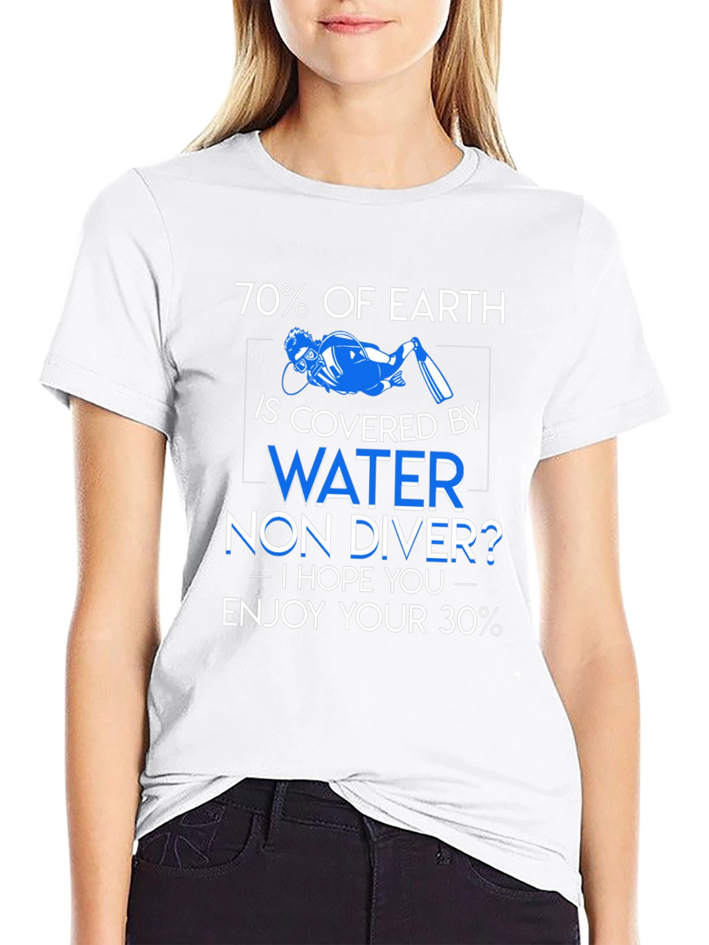 Diver T-Shirt - 70% Earth is Water