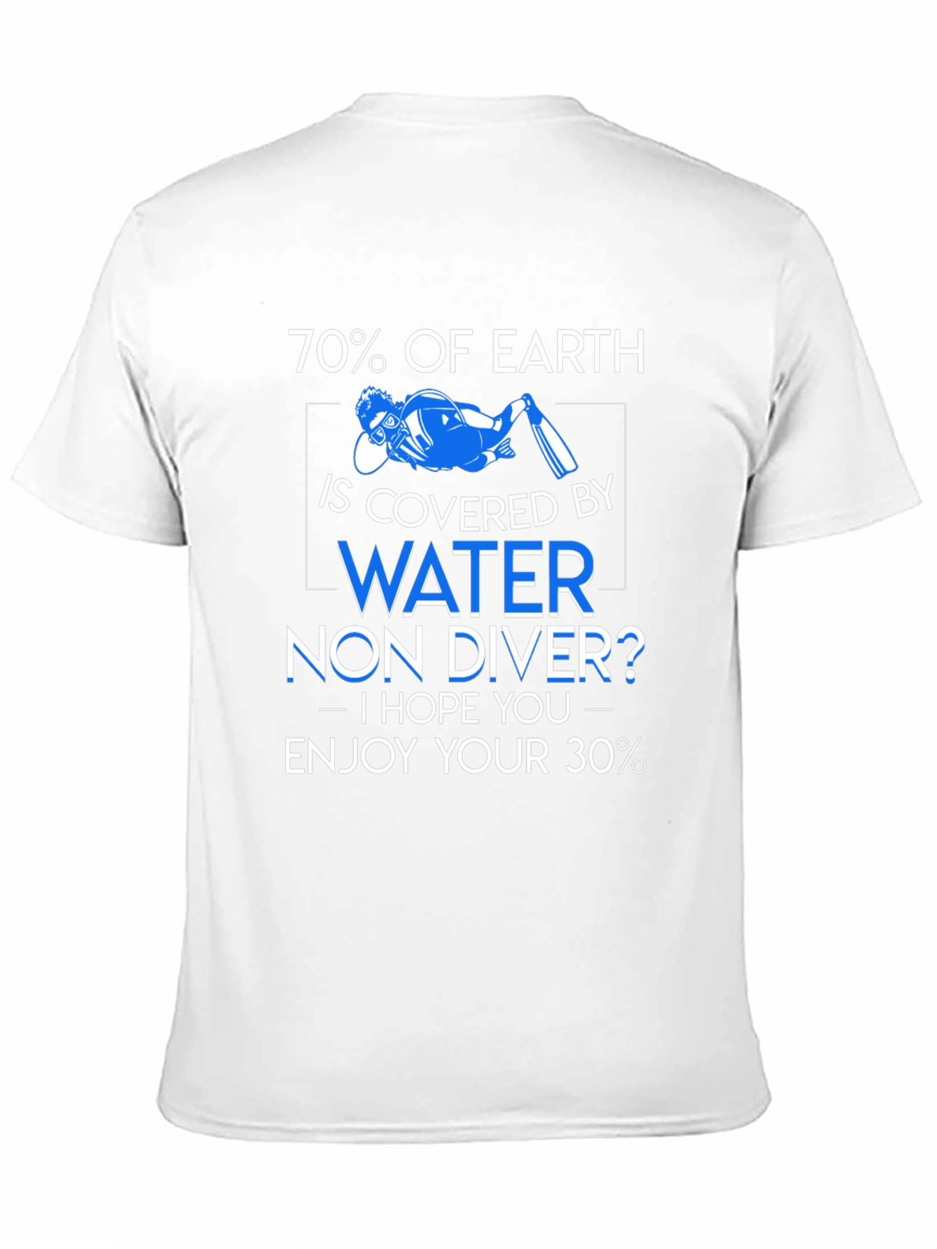 Diver T-Shirt - 70% Earth is Water