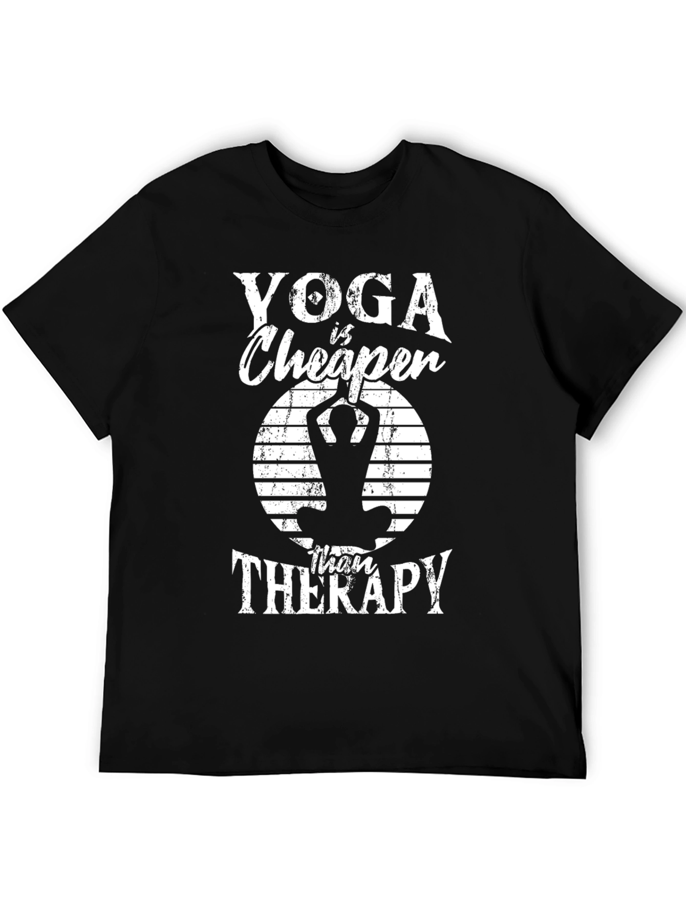 Yoga is Cheaper Than Therapy Graphic T-Shirt