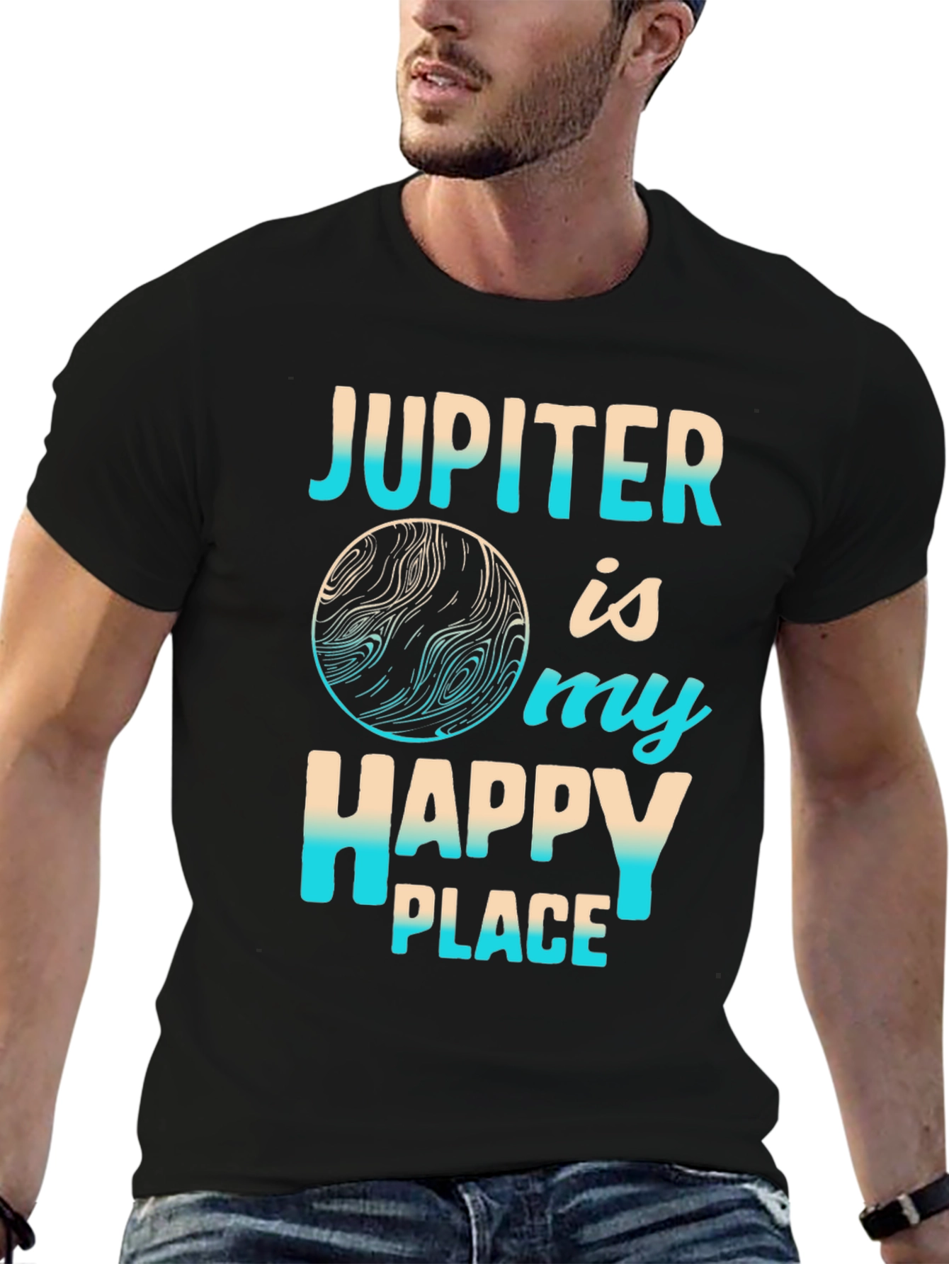Jupiter Happy Place Graphic T-Shirt