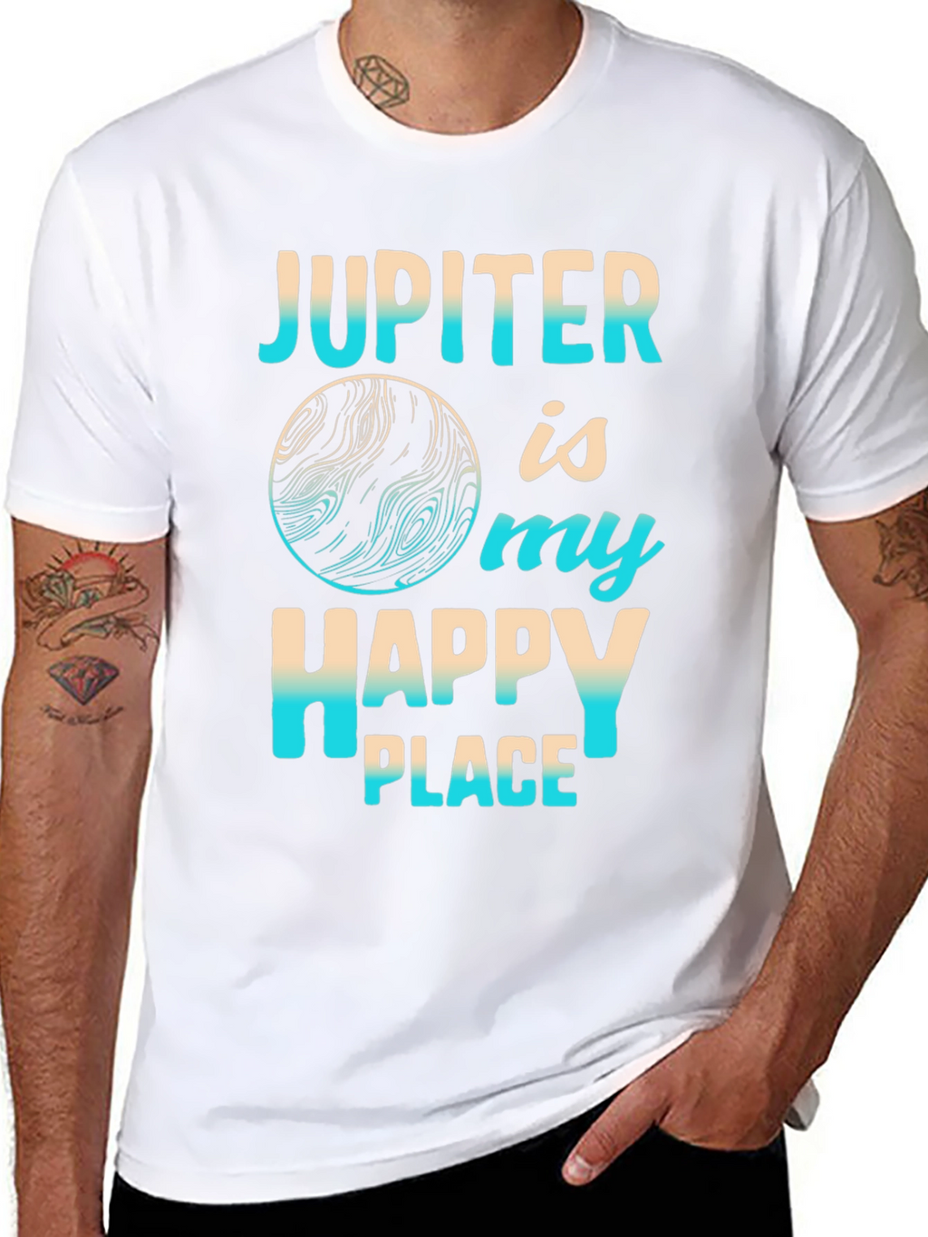Jupiter Happy Place Graphic T-Shirt