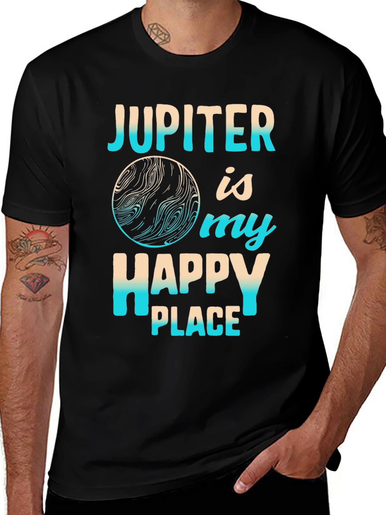 Jupiter Happy Place Graphic T-Shirt