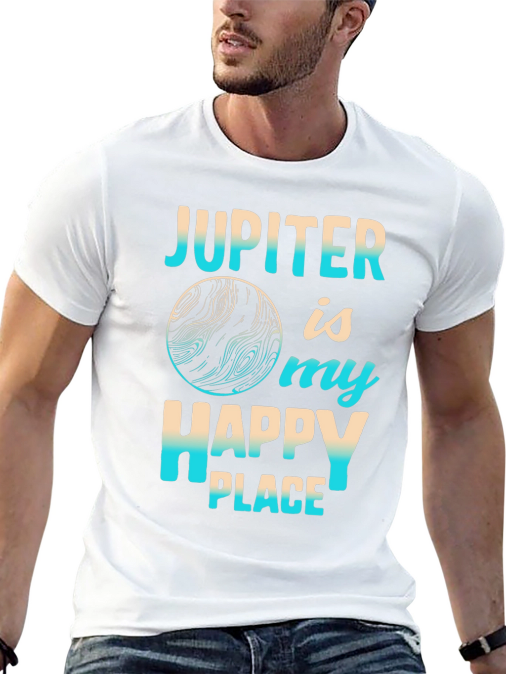 Jupiter Happy Place Graphic T-Shirt