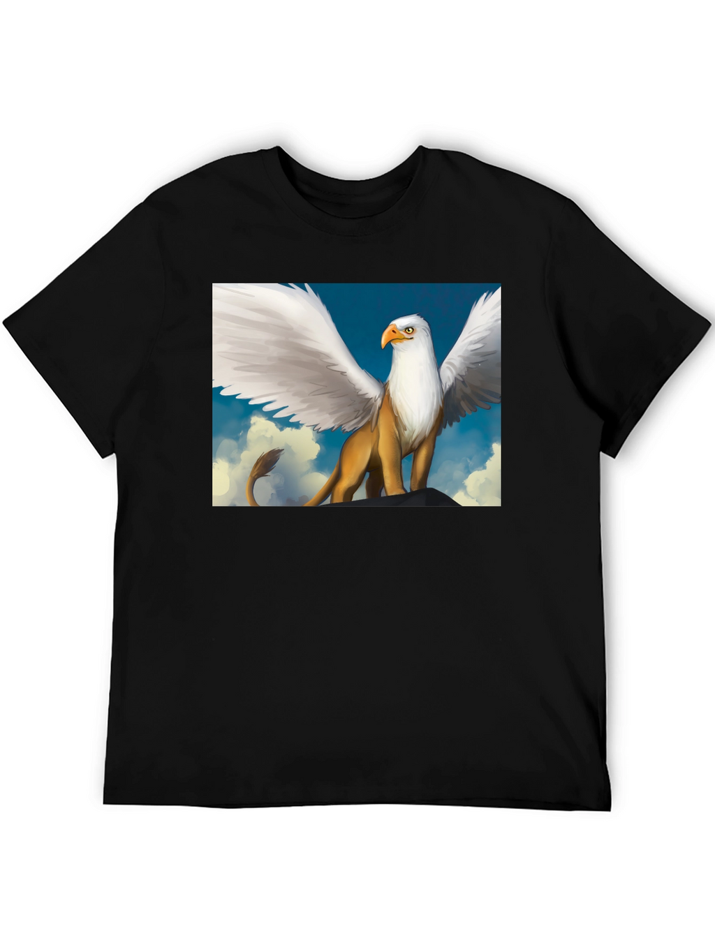 Griffin Graphic Tee - Mythical Creature Shirt