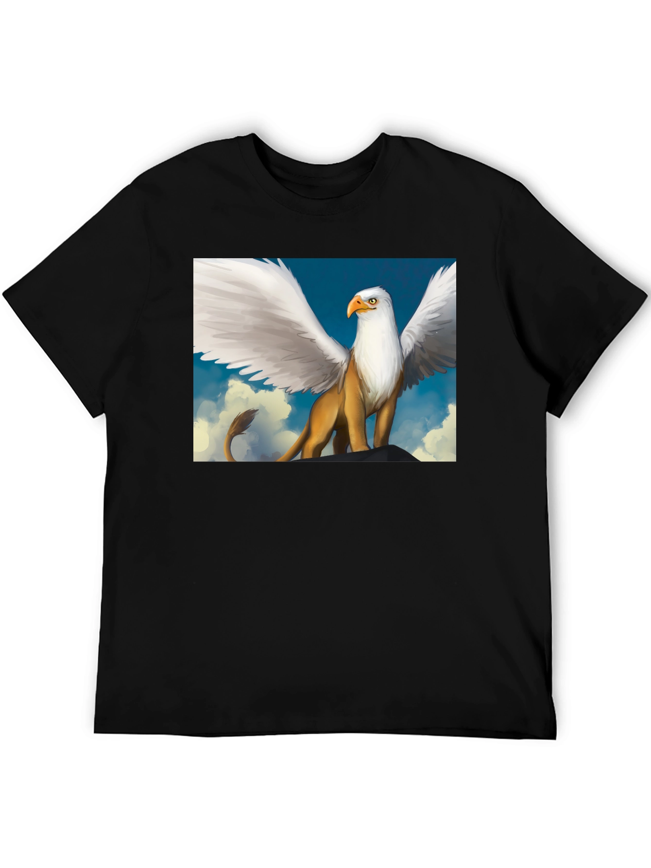 Griffin Graphic Tee - Mythical Creature Shirt