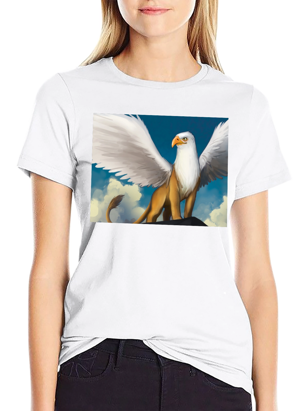 Griffin Graphic Tee - Mythical Creature Shirt