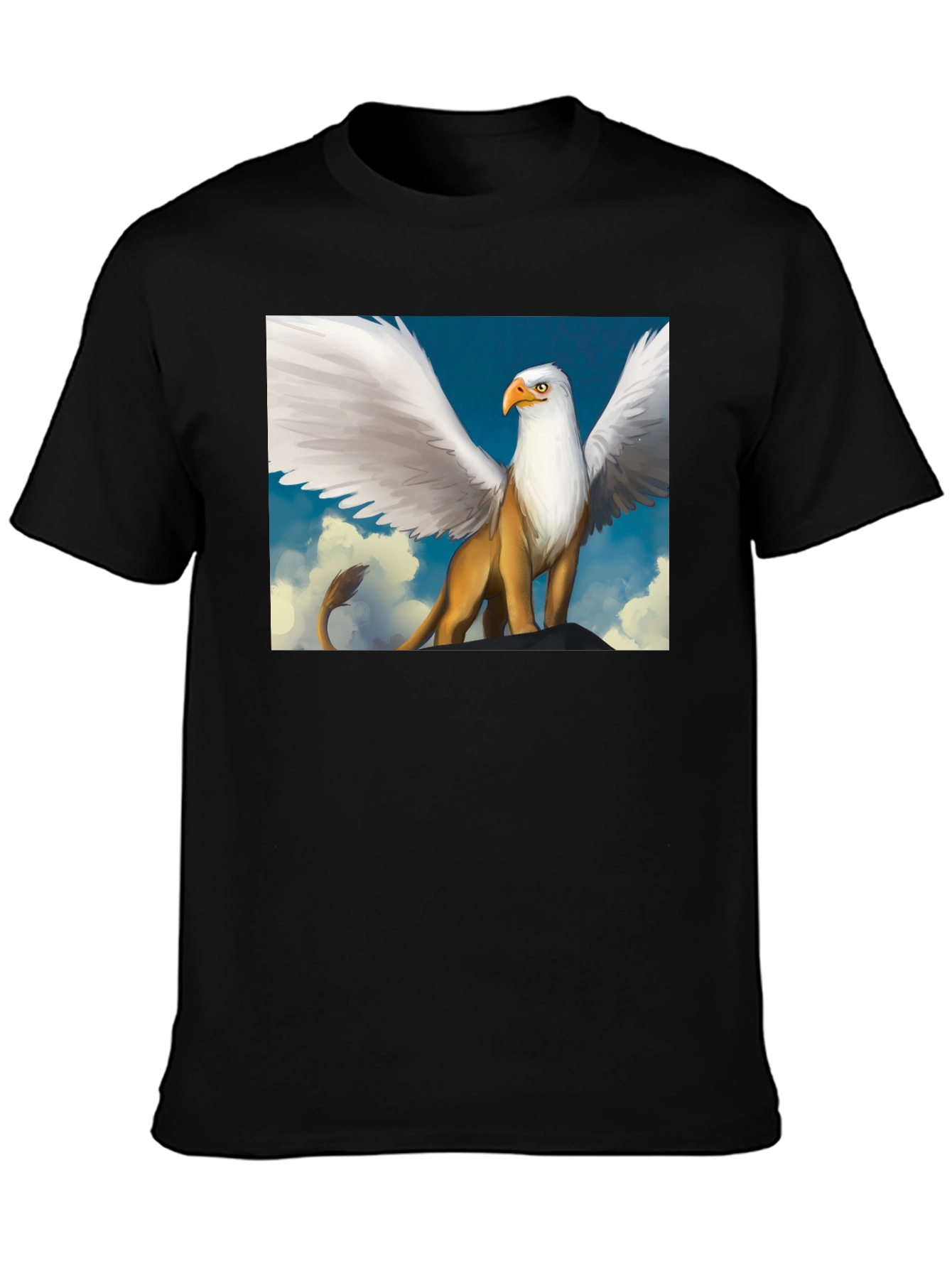Griffin Graphic Tee - Mythical Creature Shirt