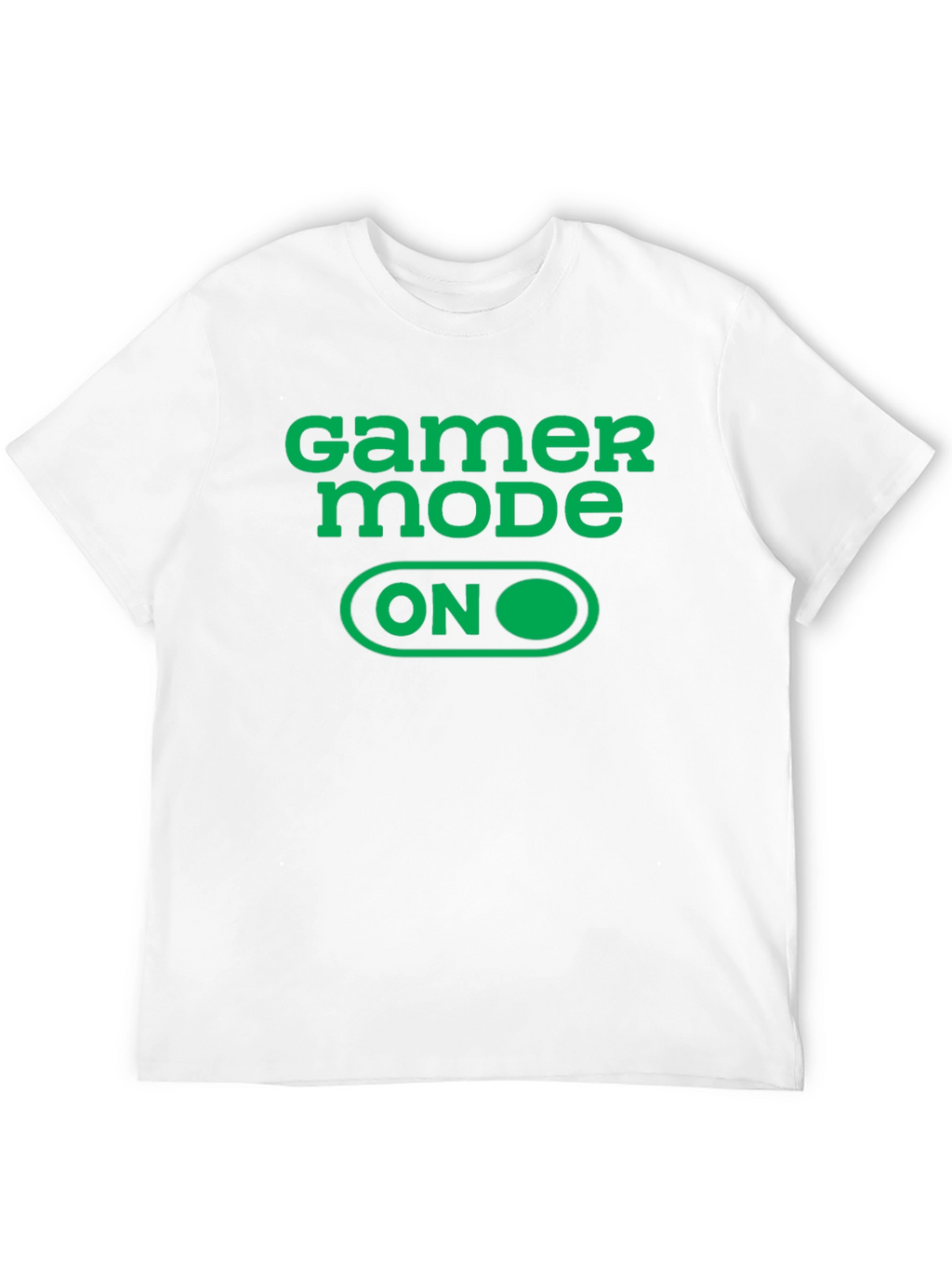 Gamer Mode ON Graphic Tee - Black Cotton T-Shirt