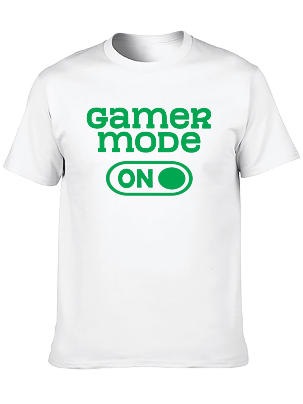 Gamer Mode ON Graphic Tee - Black Cotton T-Shirt