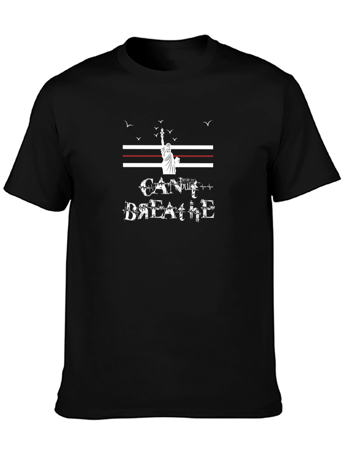 Statement T-Shirt - Cant Breathe Liberty Design