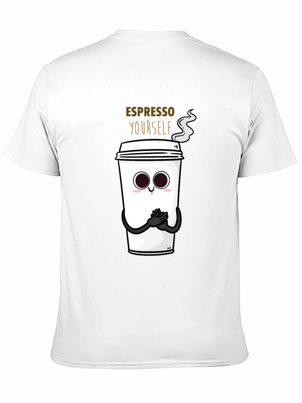 Espresso Yourself Graphic T-Shirt - Black Cotton Blend