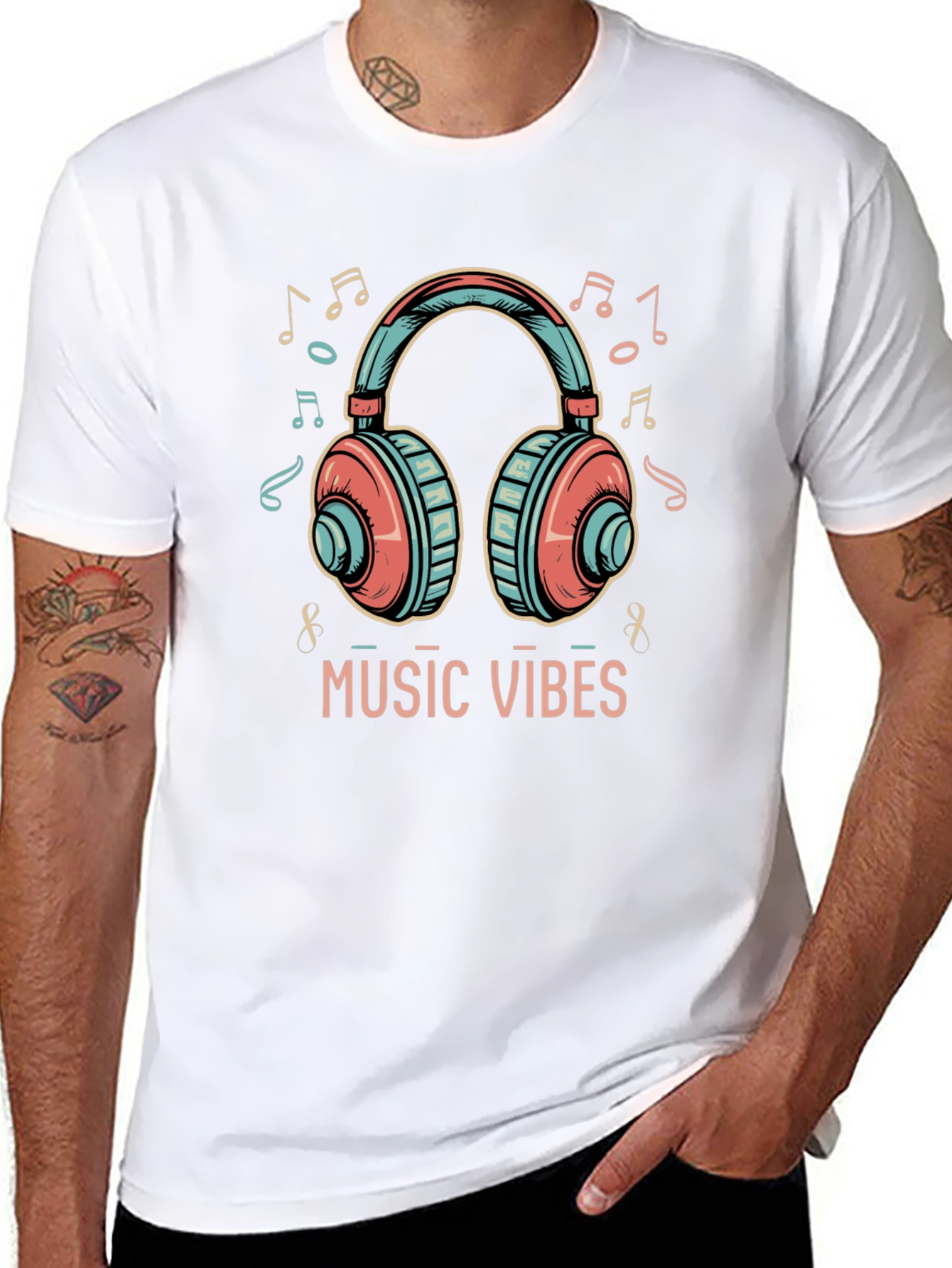 Music Vibes Graphic T-Shirt