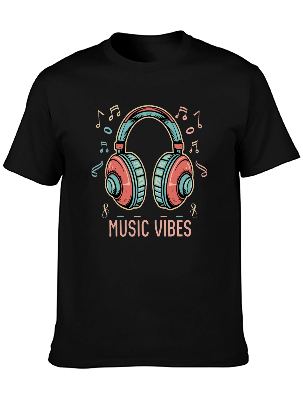 Music Vibes Graphic T-Shirt