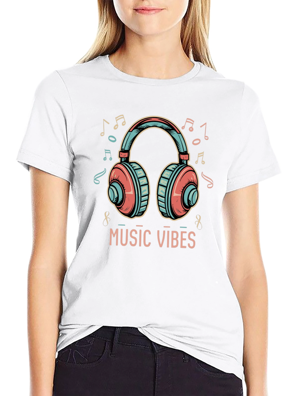 Music Vibes Graphic T-Shirt