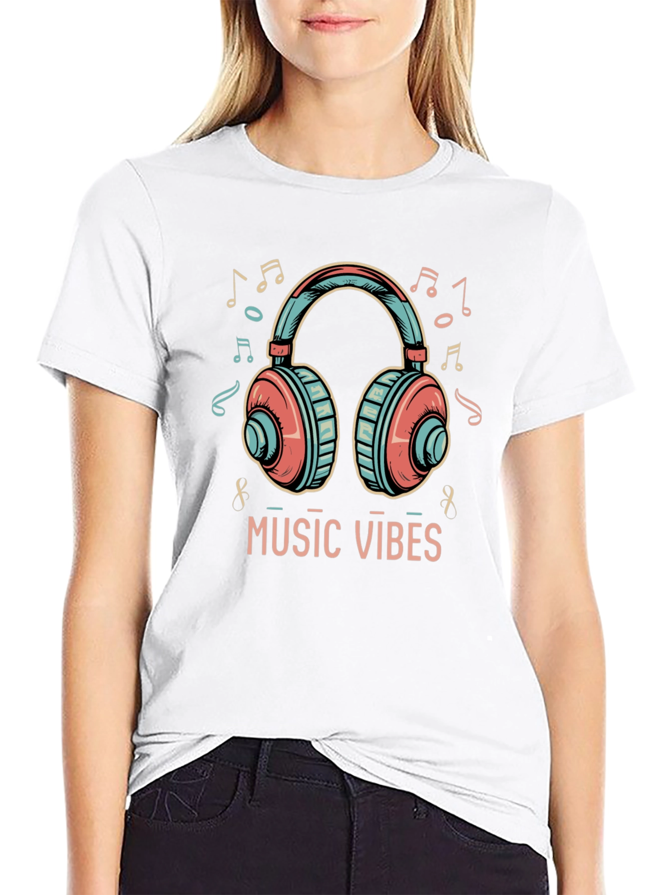 Music Vibes Graphic T-Shirt