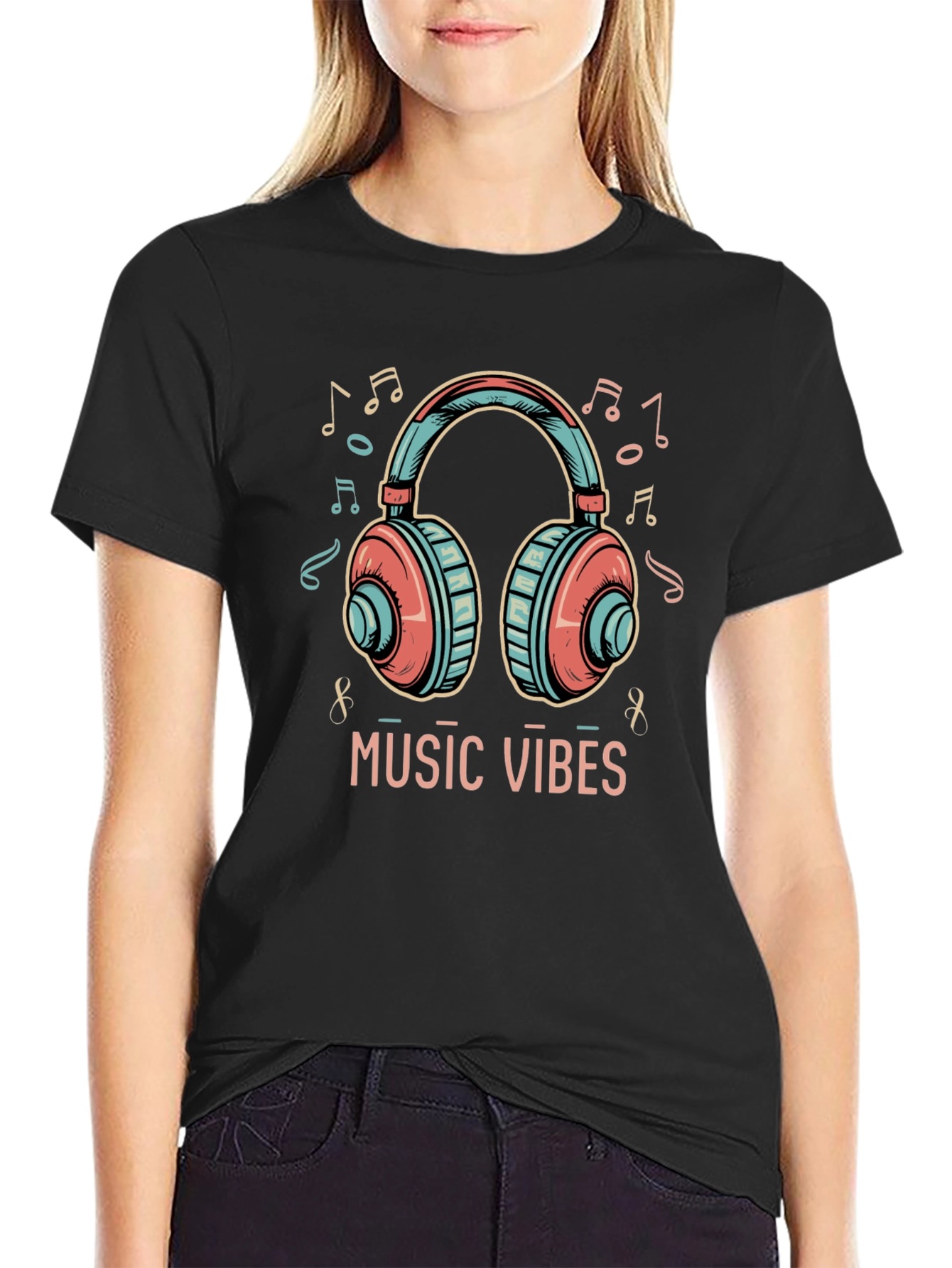 Music Vibes Graphic T-Shirt