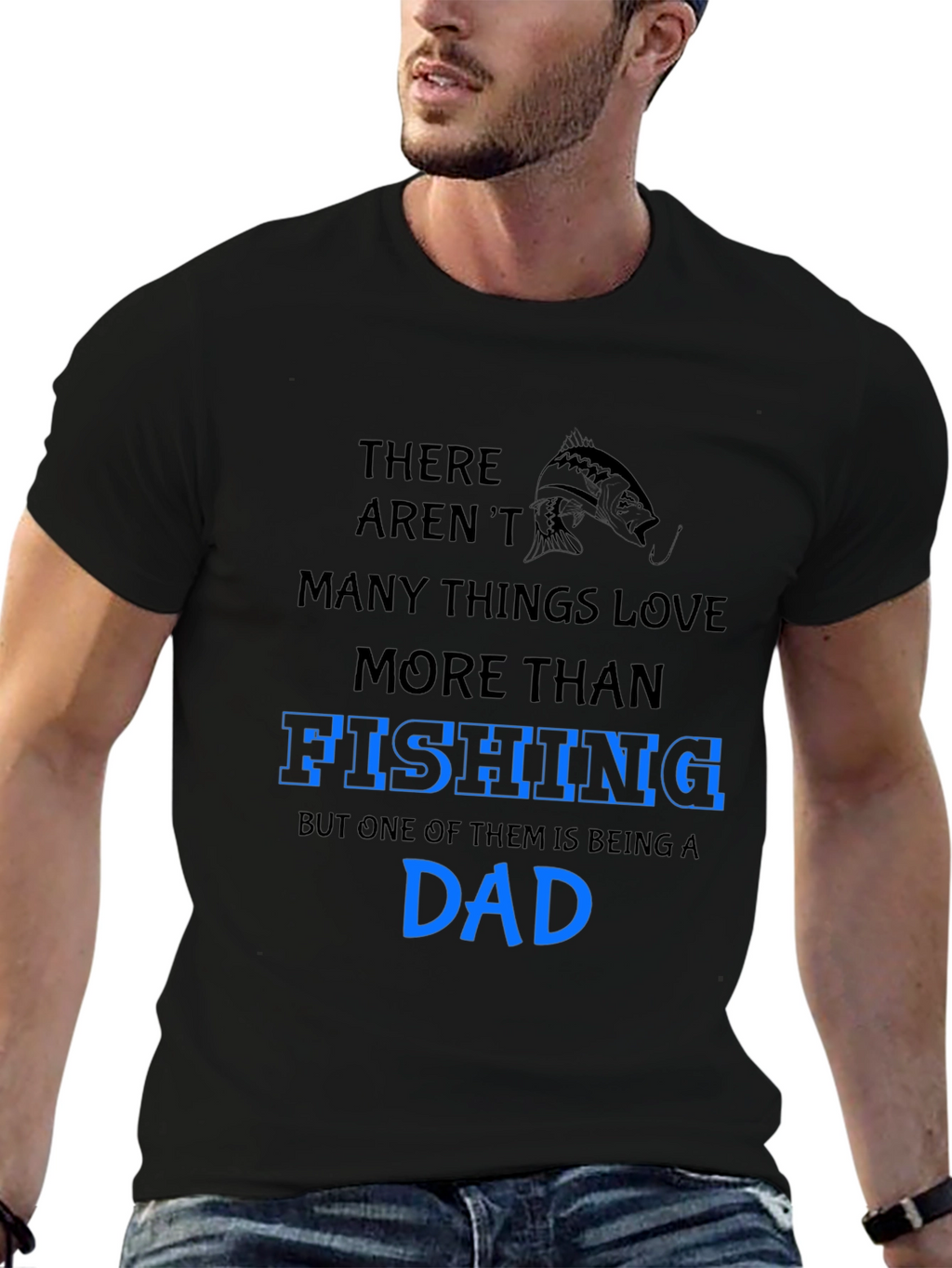 Fishing Dad T-Shirt - Mens Graphic Tee