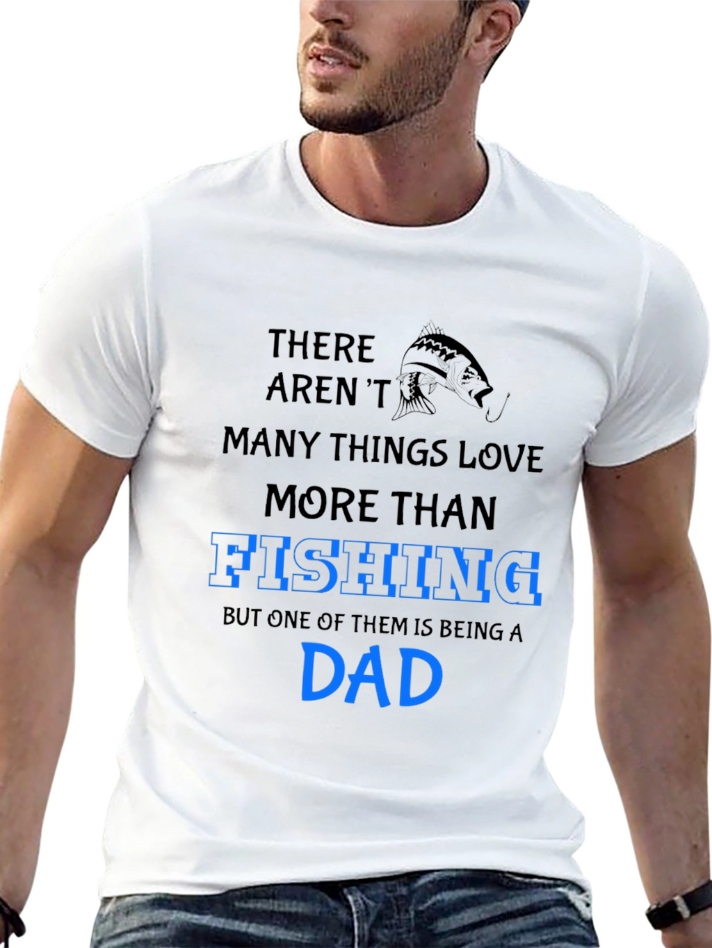 Fishing Dad T-Shirt - Mens Graphic Tee