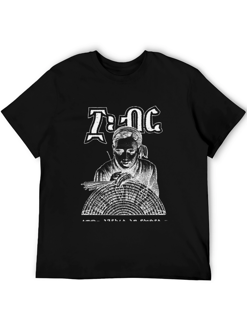 Unique Black Graphic T-Shirt