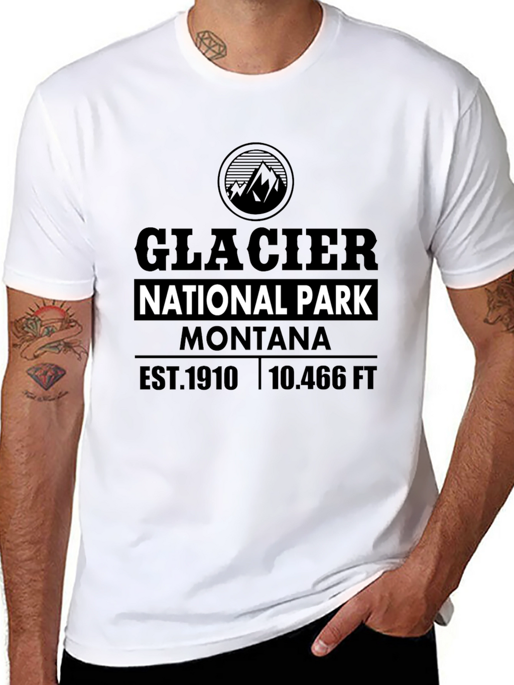 Glacier National Park T-Shirt - Montana - Unisex